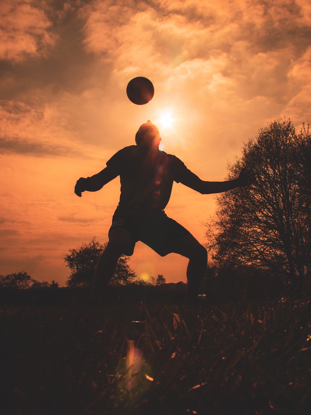 soccer sunset wallpaper