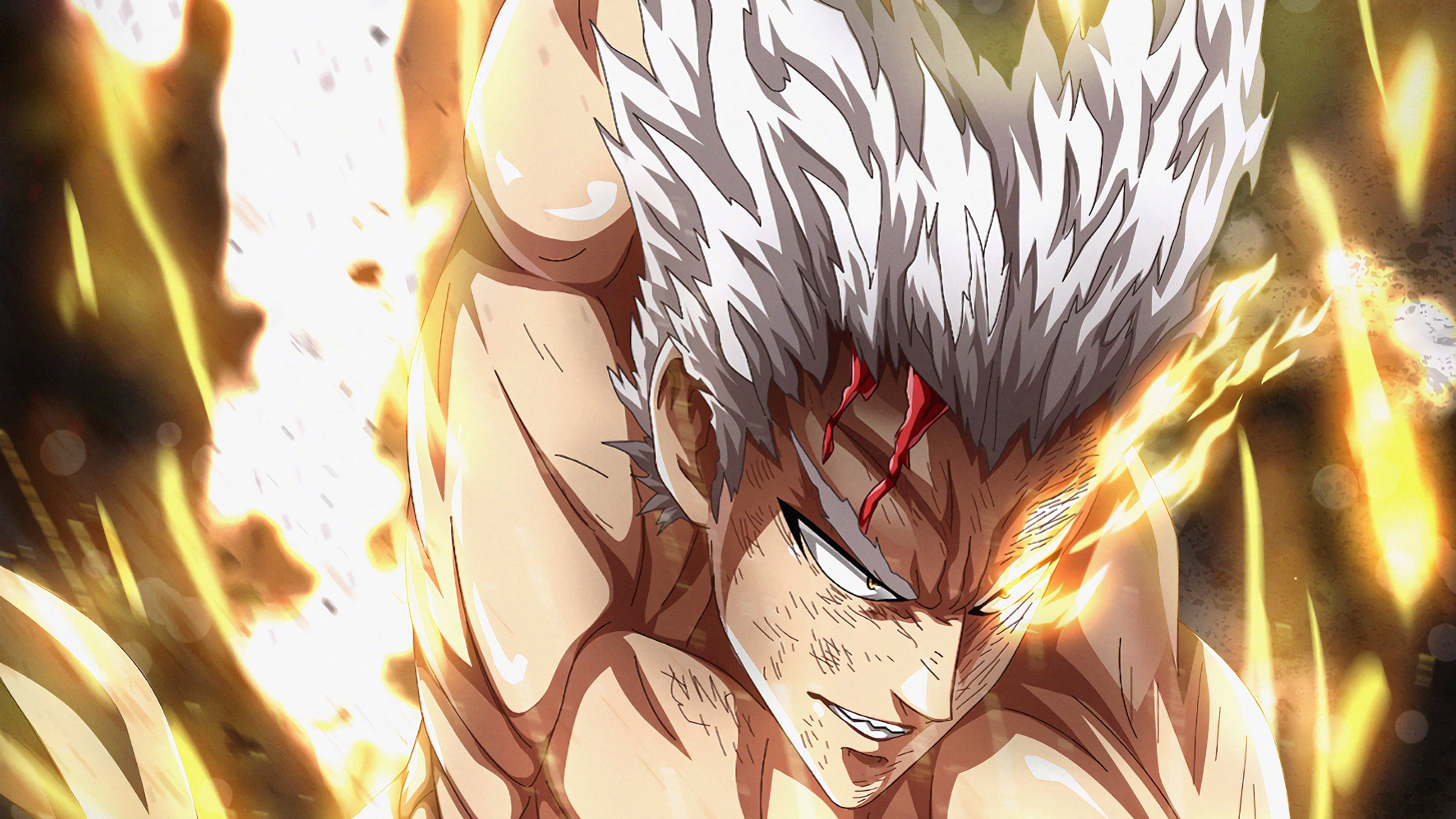 Garou One Punch Man 4K Wallpaper