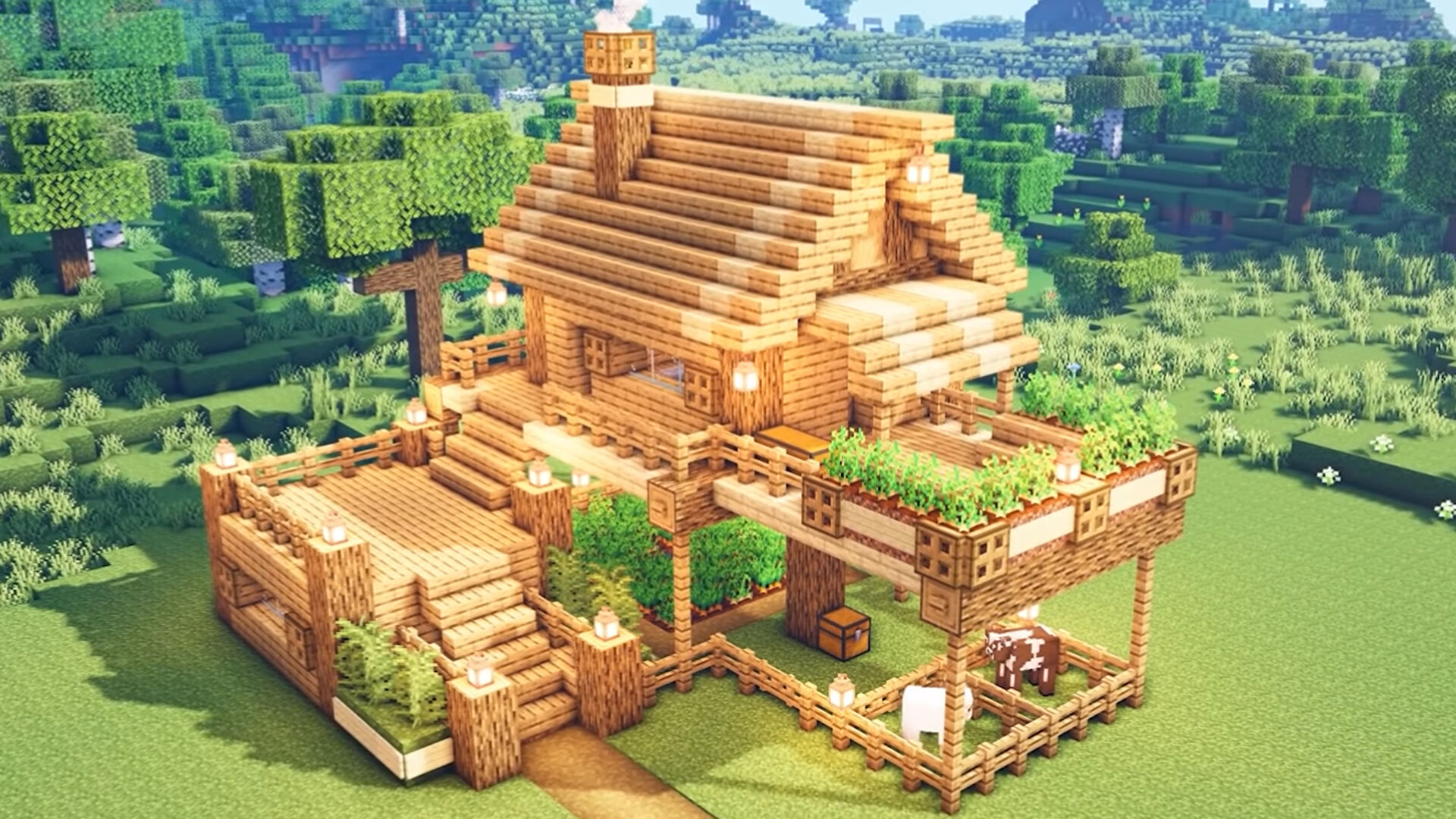 Small Minecraft House Wallpapers Wallpaper Cave
