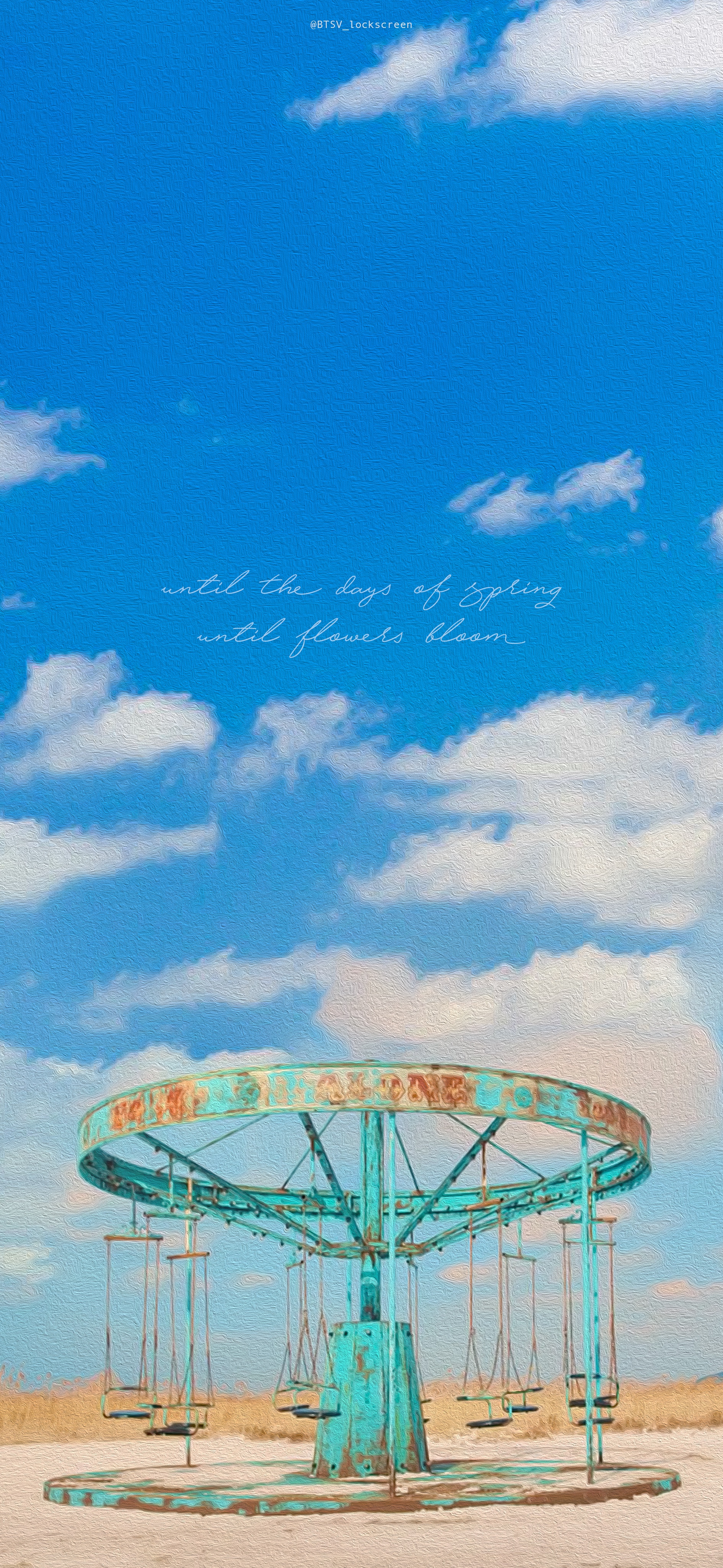 Twitter 上的BTS Lockscreen (temporarily closed)：Spring Day