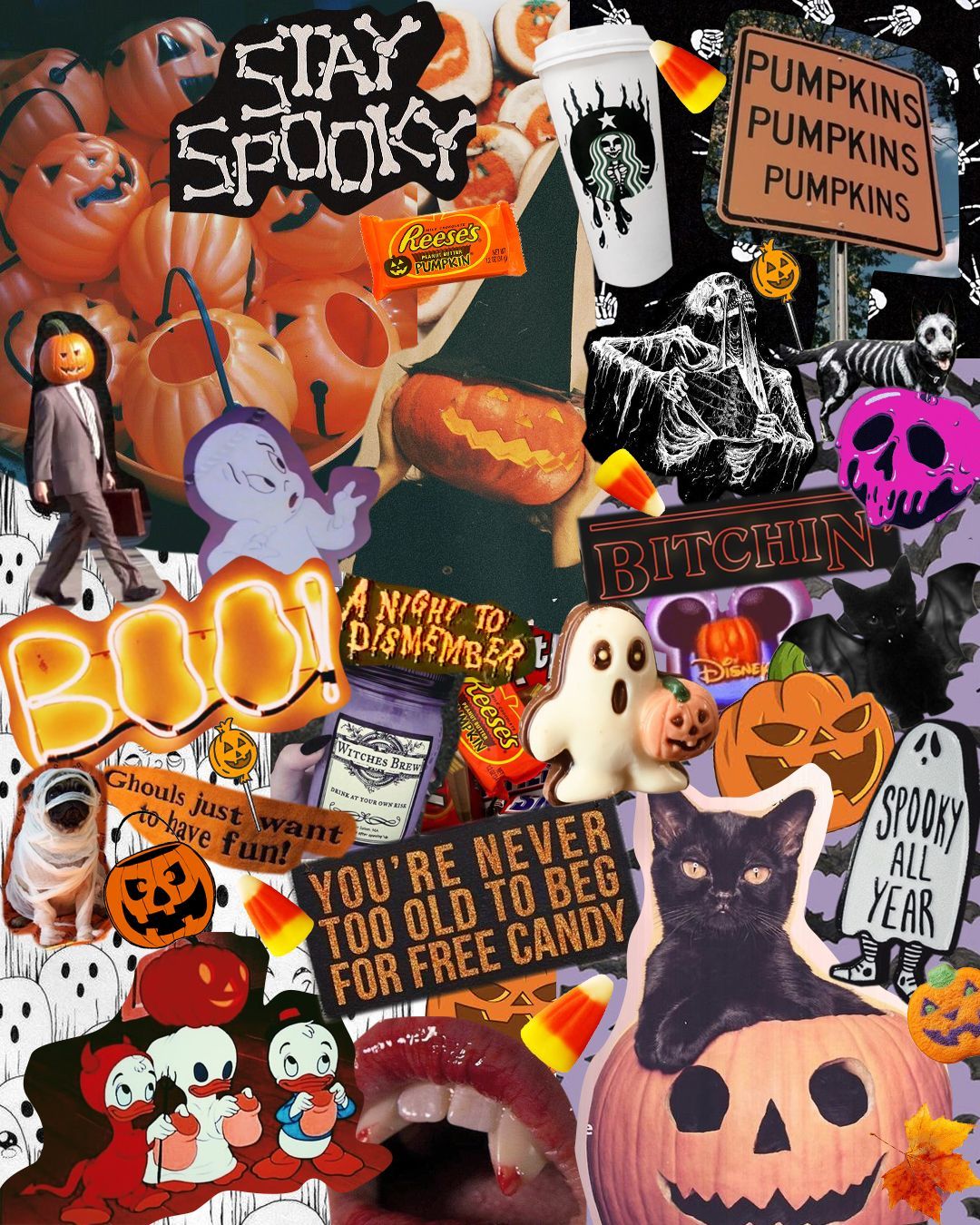 Halloween Collage Wallpaper