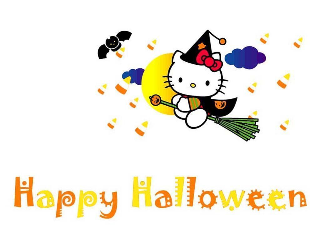 Hello Kitty Halloween as a graphic illustration free image download