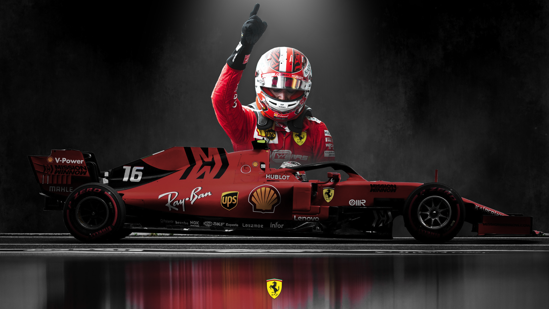 Charles Leclerc PC Wallpaper 2019