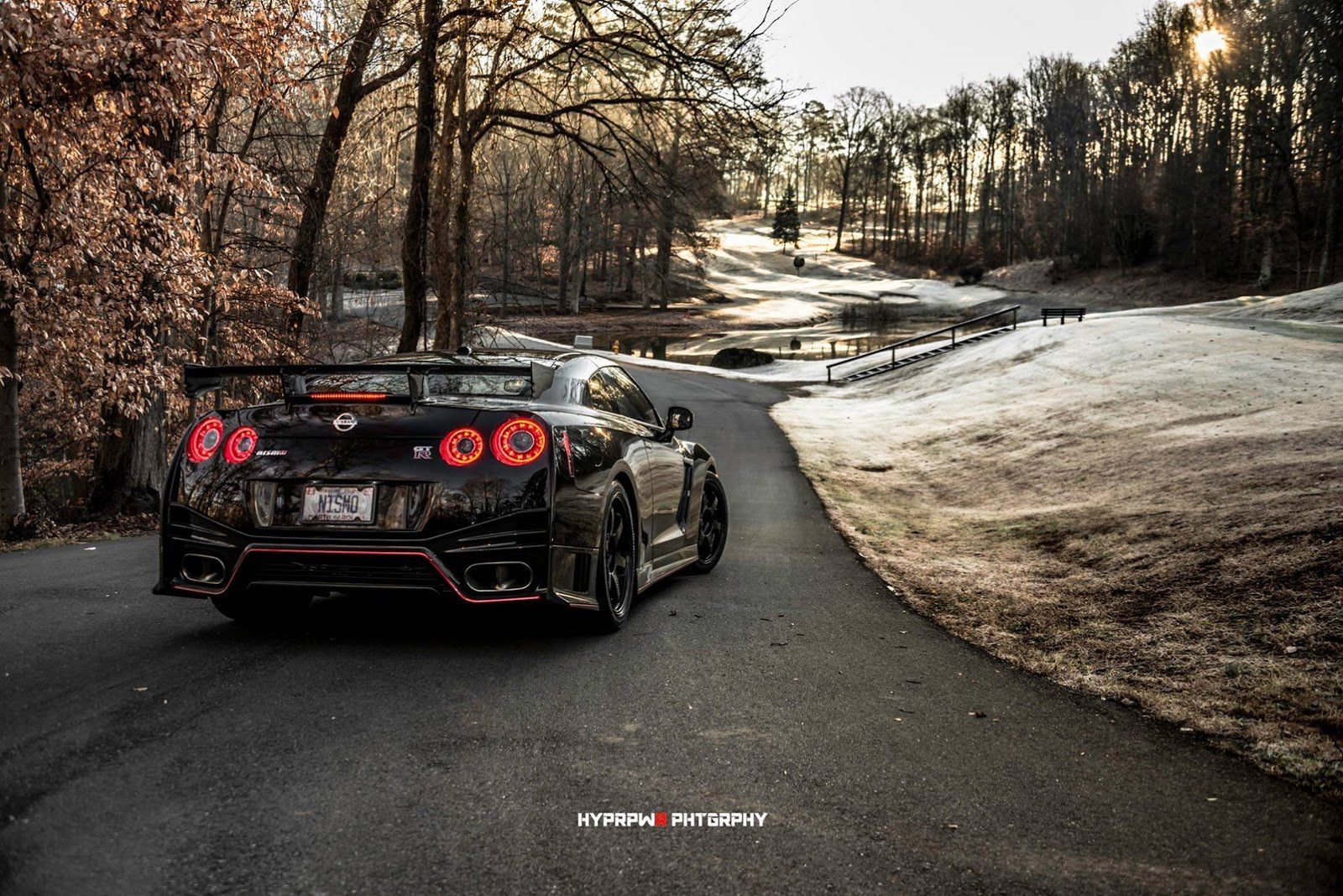 Black Nissan GTR Wallpaper