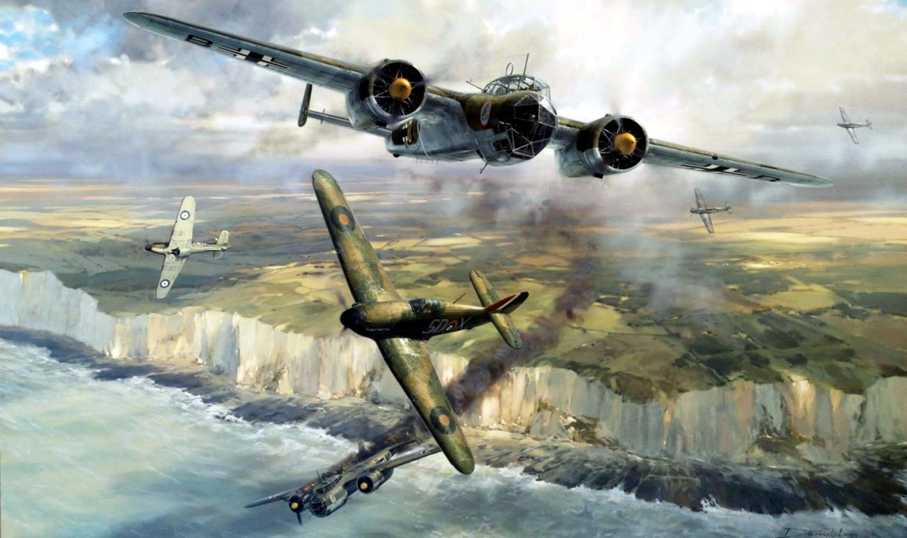 Pinturas Aviación II Guerra Mundial