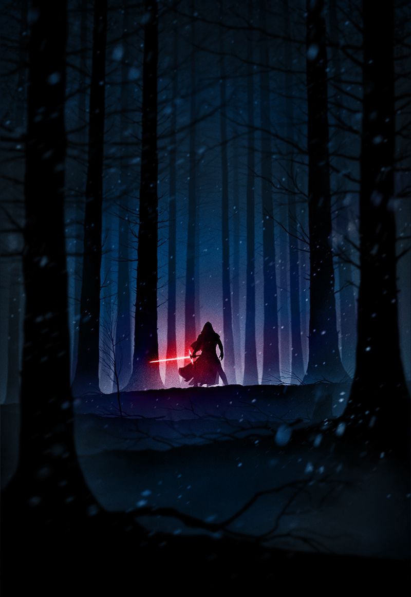 Minimalist Star Wars iPhone Wallpaper