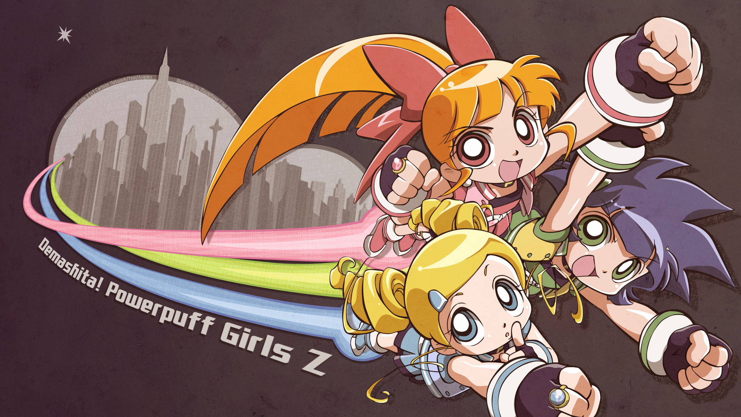 Download The Powerpuff Girls Z Anime Wallpaper