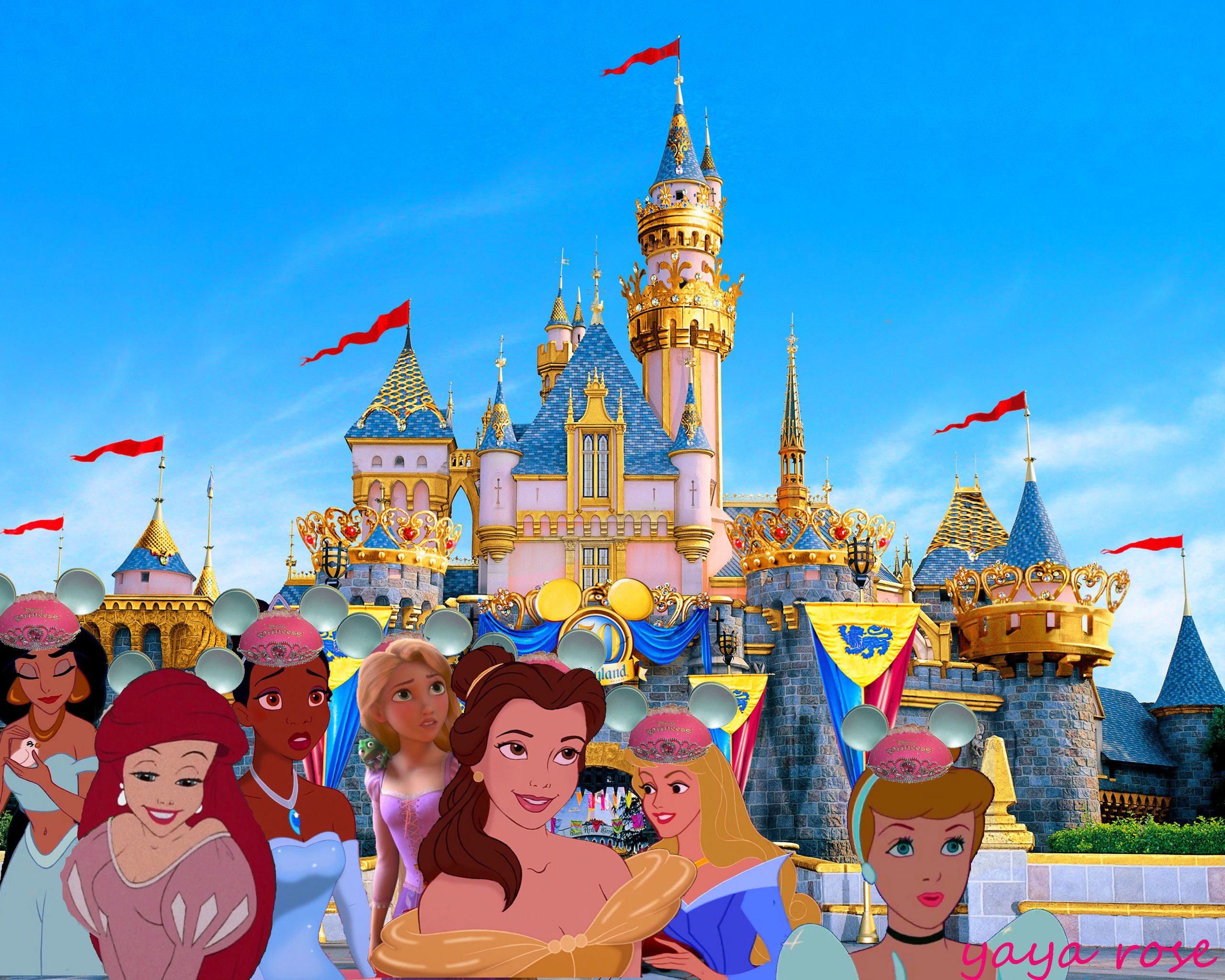 Disneyland Trip Princess Photo