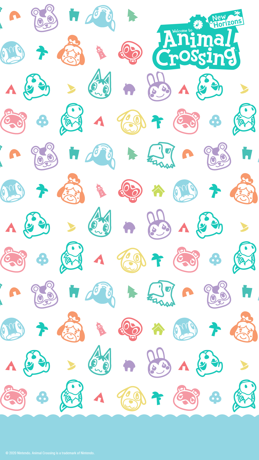 Get Two Adorable New Animal Crossing: New Horizons Wallpaper from My Nintendo Crossing World