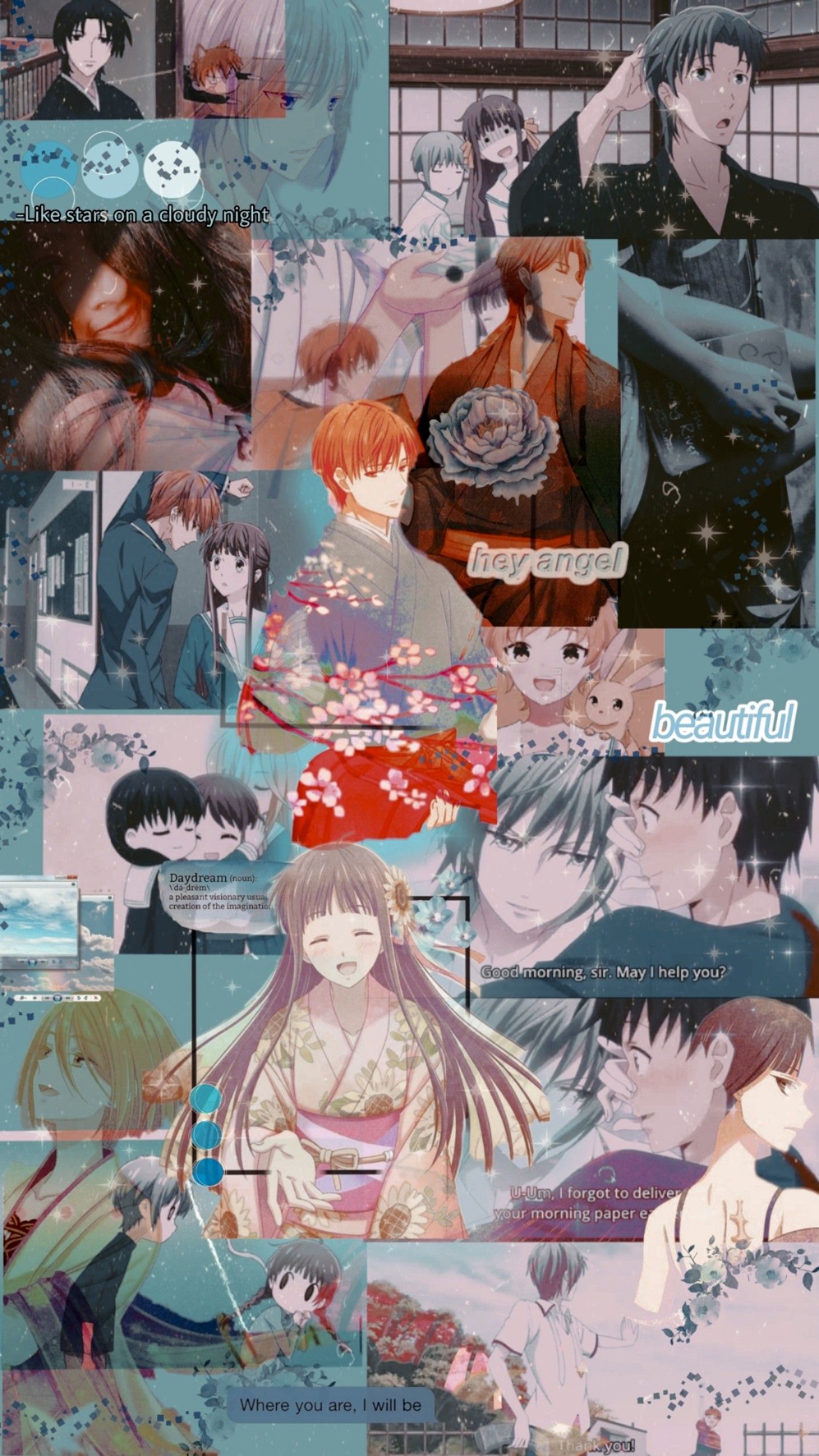 Fruits basket lockscreen, anime, slice of life. Anime, Romantic anime, Anime wallpaper