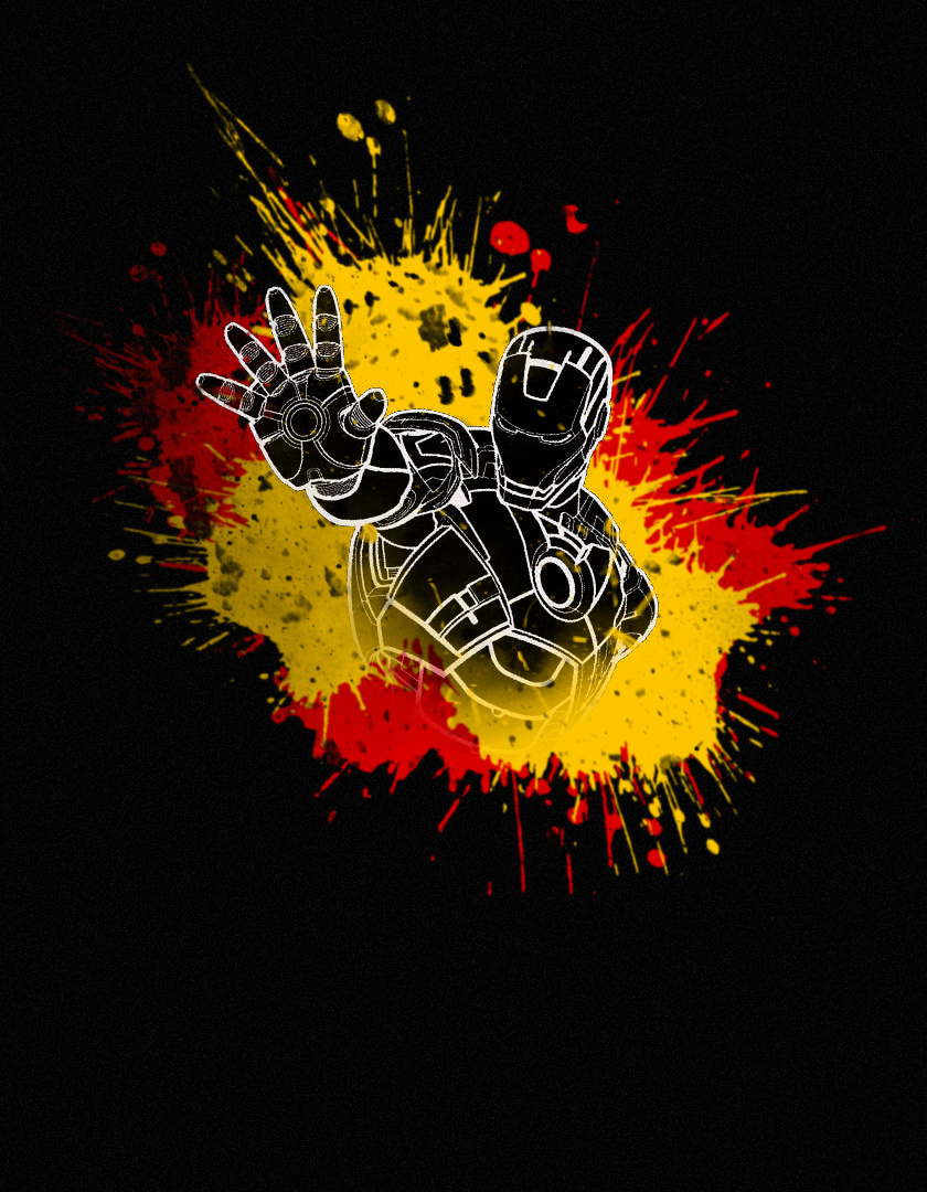 Download Iron man, minimal, dark, artwork wallpaper, 840x iPhone iPhone 4S, iPod touch