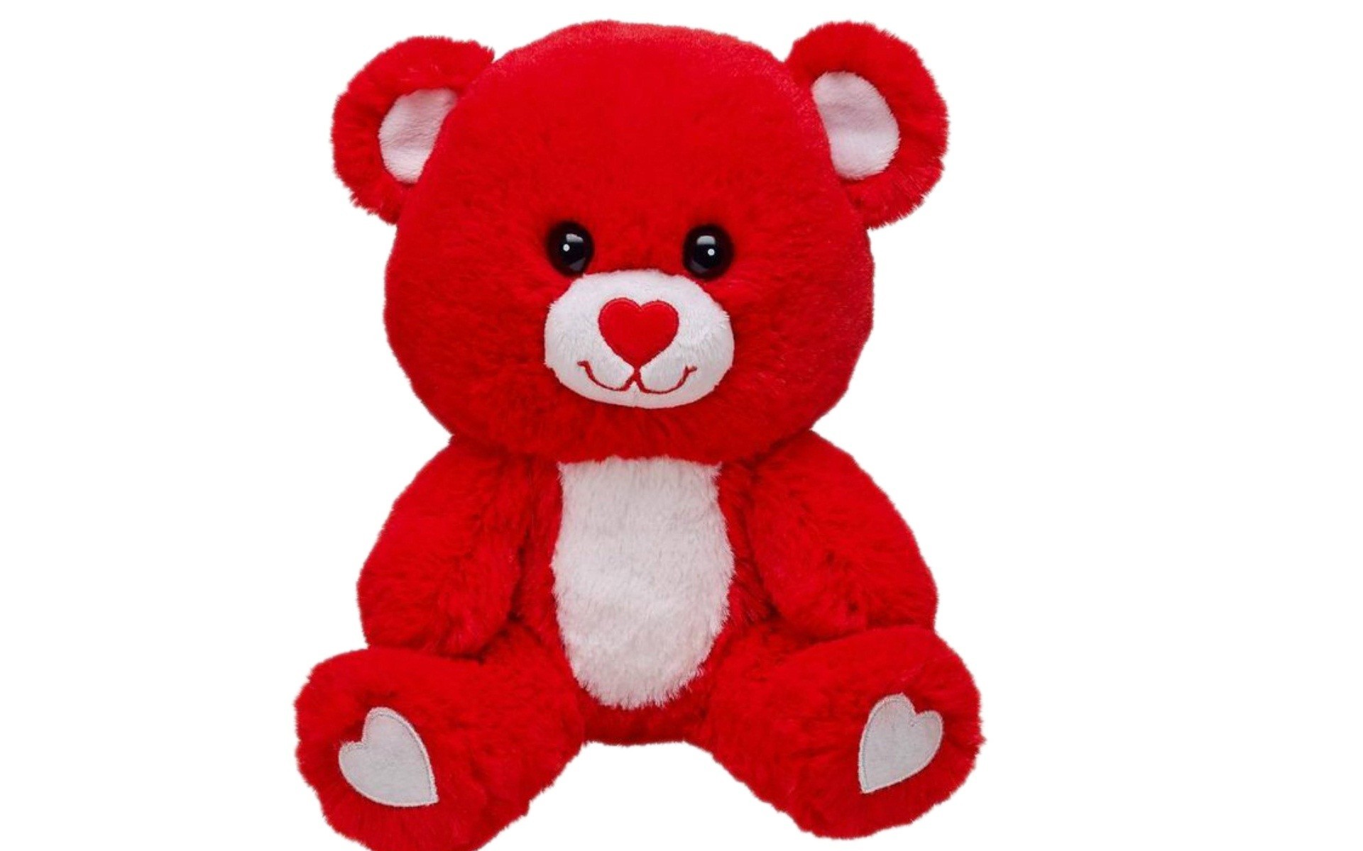 Sana Lovely Heart Teddy Bear (Red) | Red teddy bear, Teddy bear, Teddy bear  wallpaper