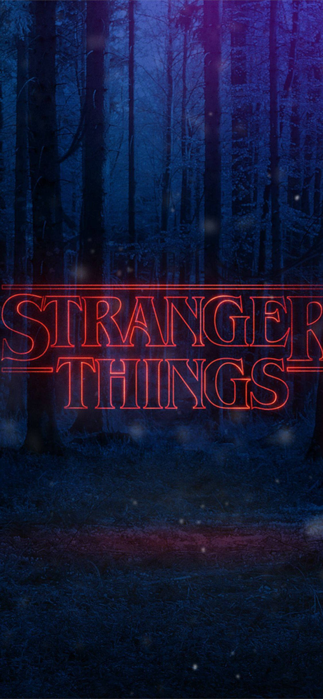 Download Aesthetic Stranger Things For iPhone Wallpaper