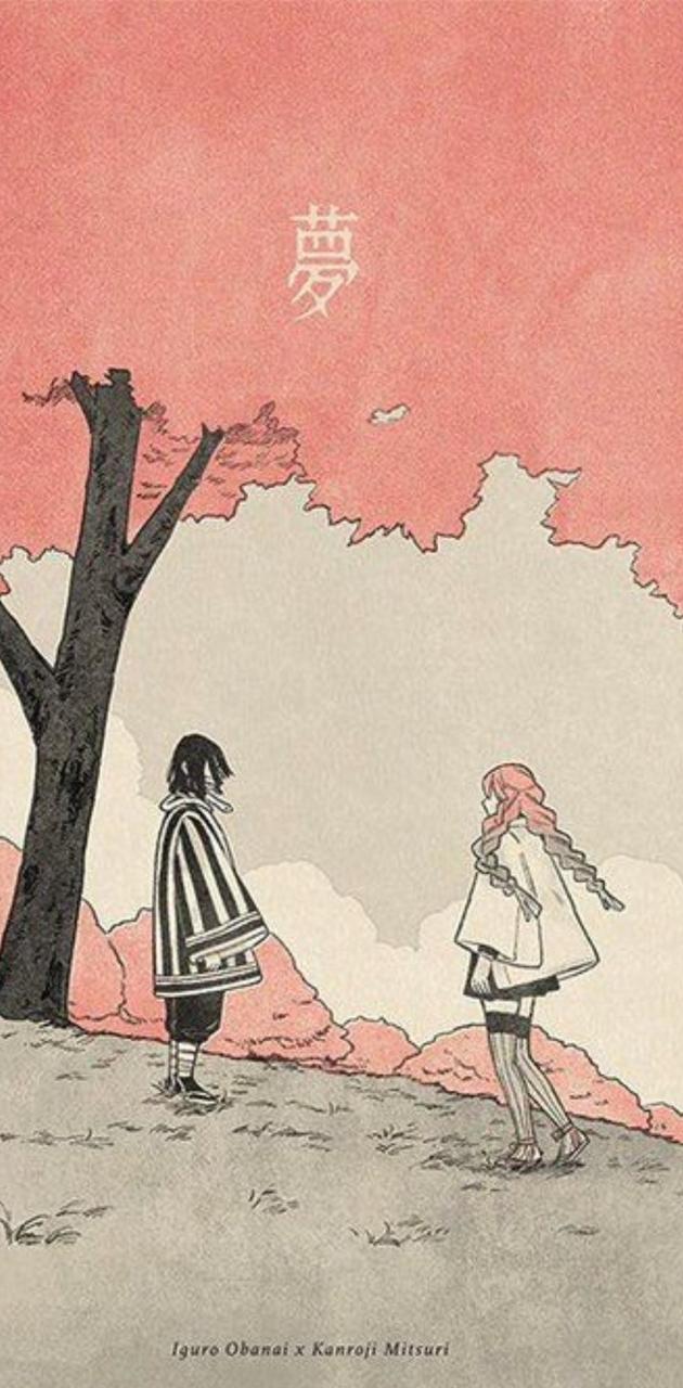 Iguro and mitsuri wallpaper