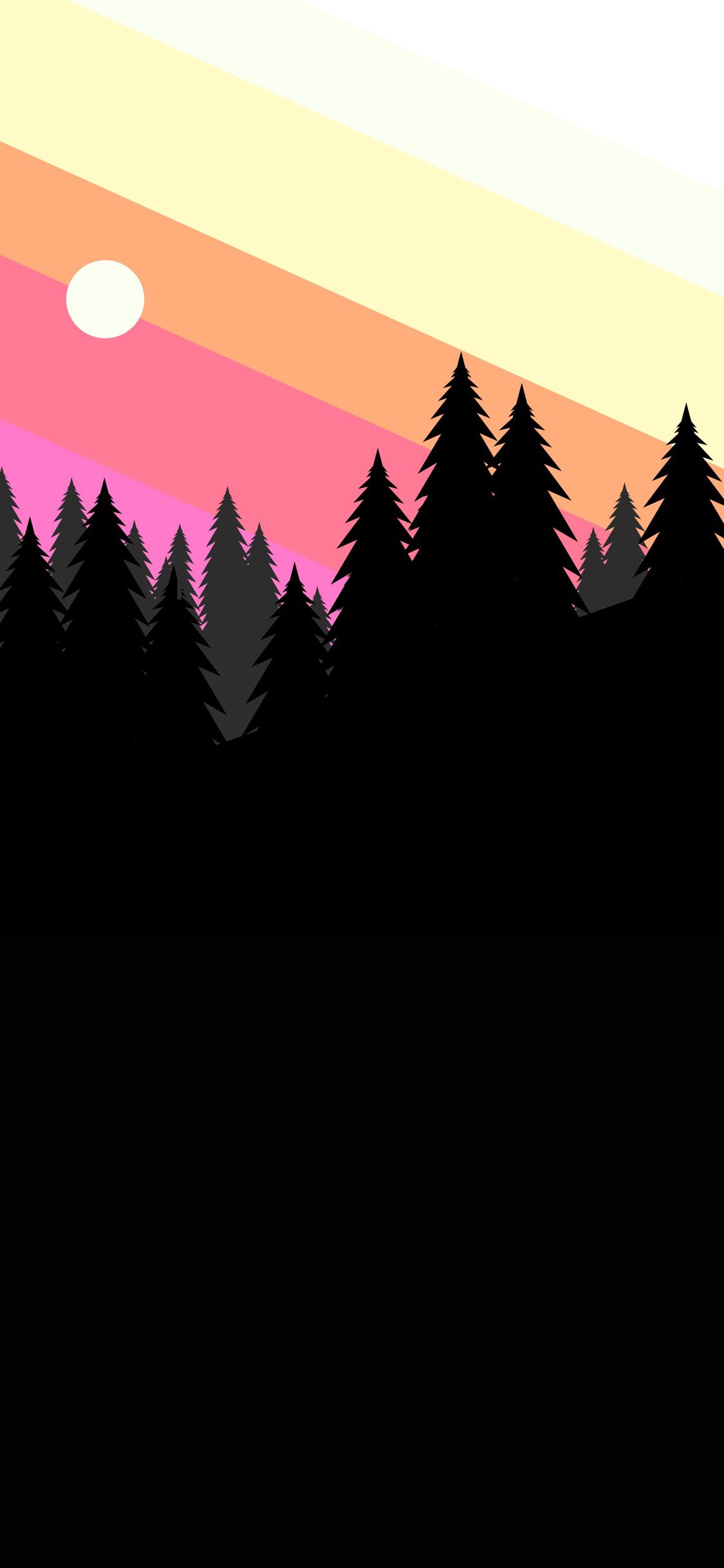 OLED Forest. Cool art, iPhone wallpaper, Stunning wallpaper
