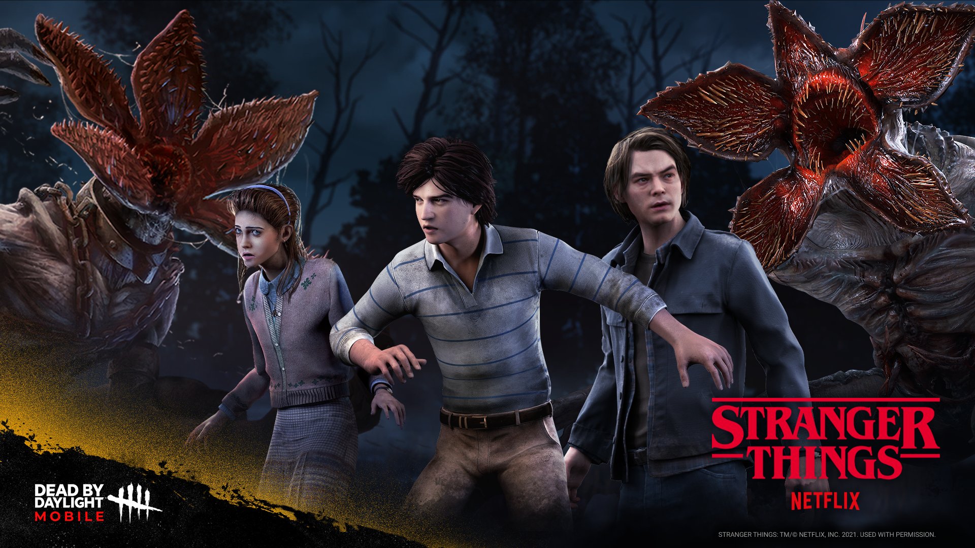 Dead by Daylight Mobile, Steve, and The Demogorgon are leaving the Dead by Daylight Mobile store in November, but we're not ready to say goodbye just yet. Take part