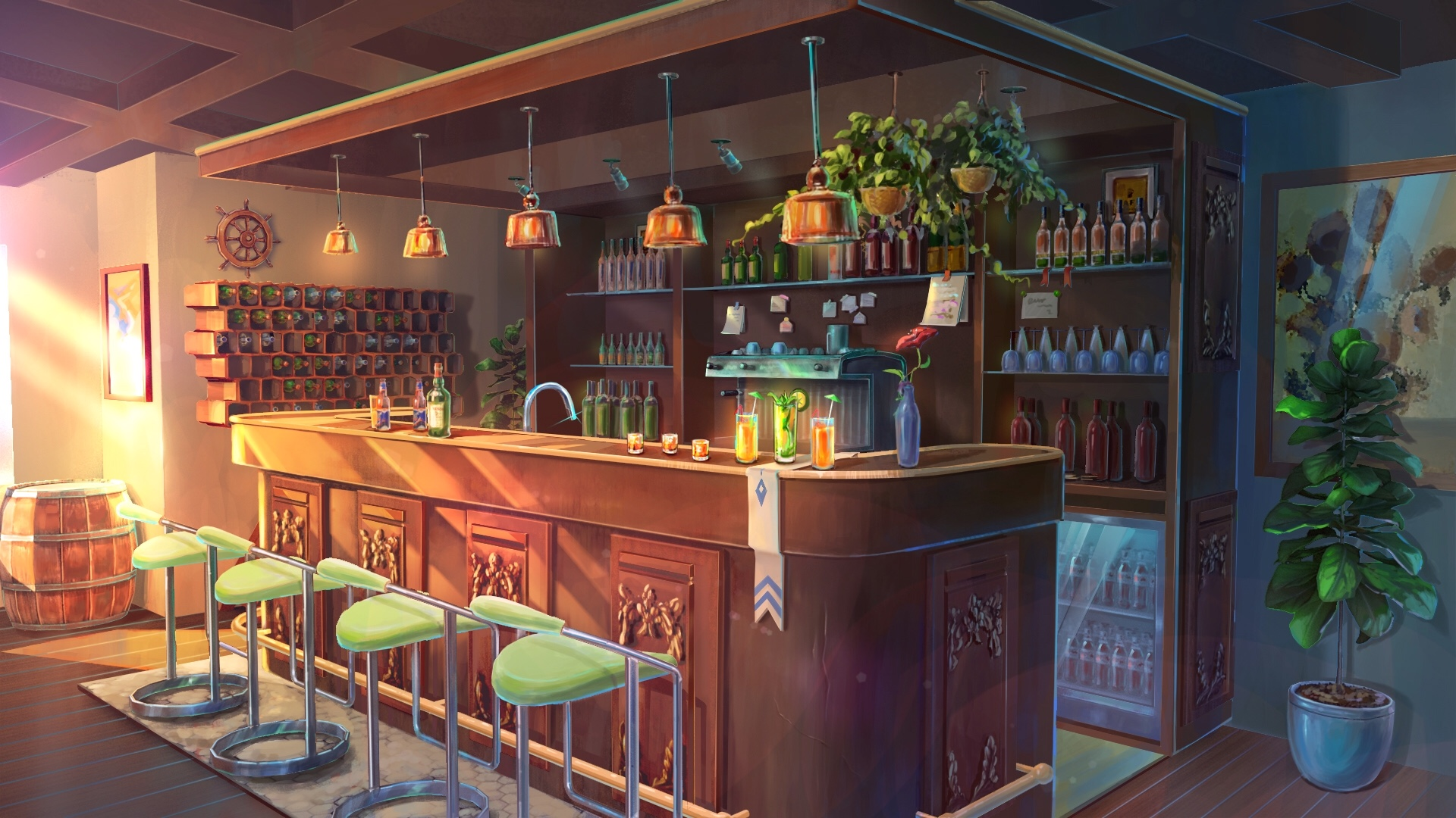 Bar Anime Wallpapers - Wallpaper Cave