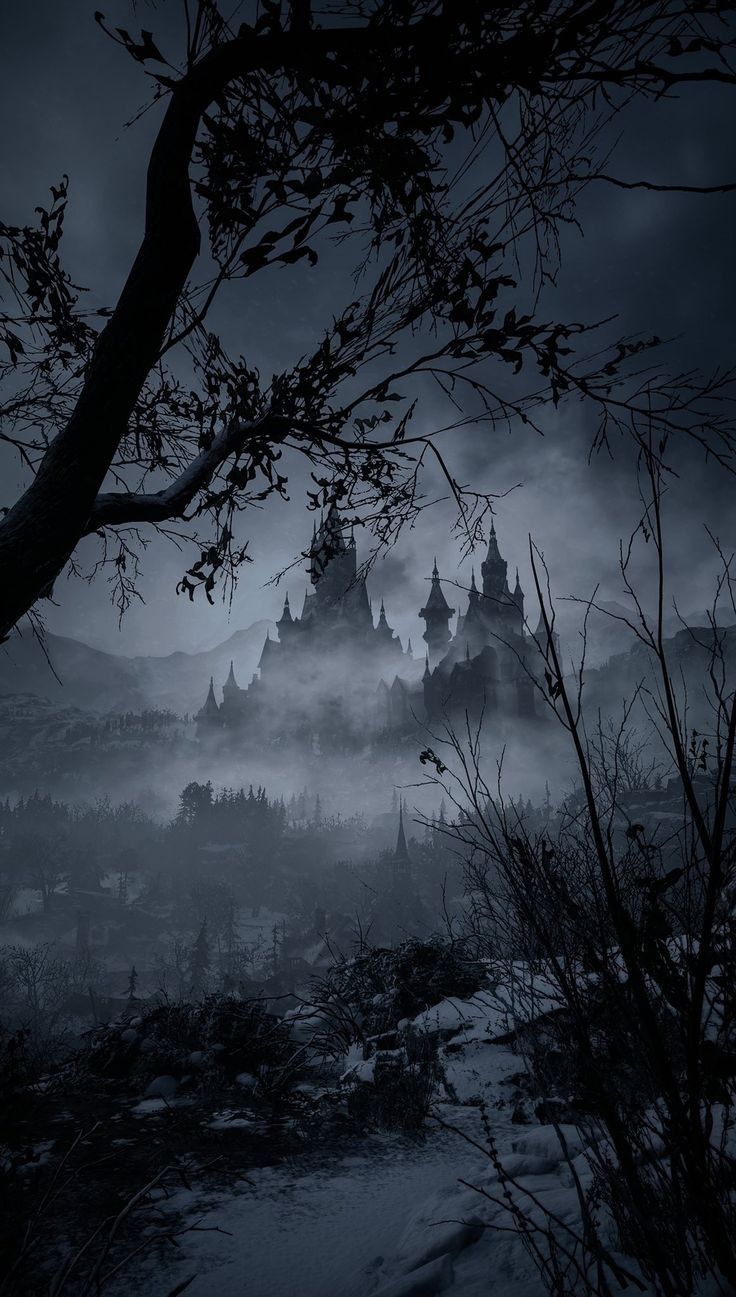 Resident Evil village. Fantasy landscape, Resident evil, Dark fantasy art