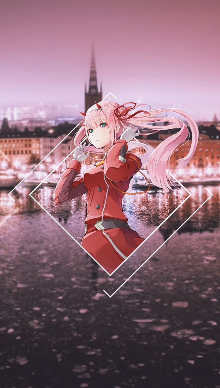 Anime Anime Girls #picture In Picture Darling In The FranXX Zero Two (Darling In The FranXX) P #wa. Anime Wallpaper, Anime Wallpaper Iphone, Anime Background