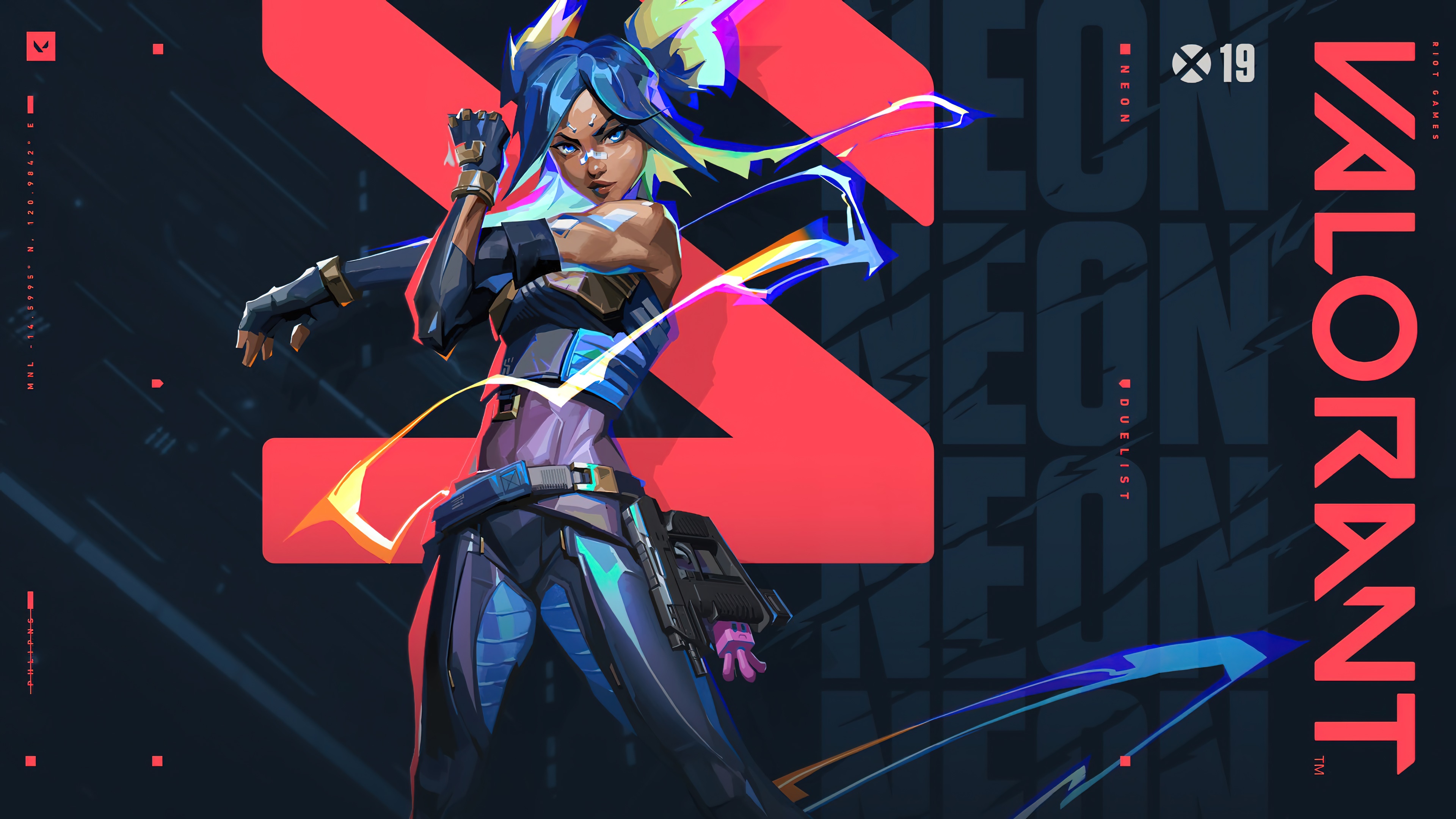 ExCharny on X: Eighth Valorant wallpaper, the party girl, Raze