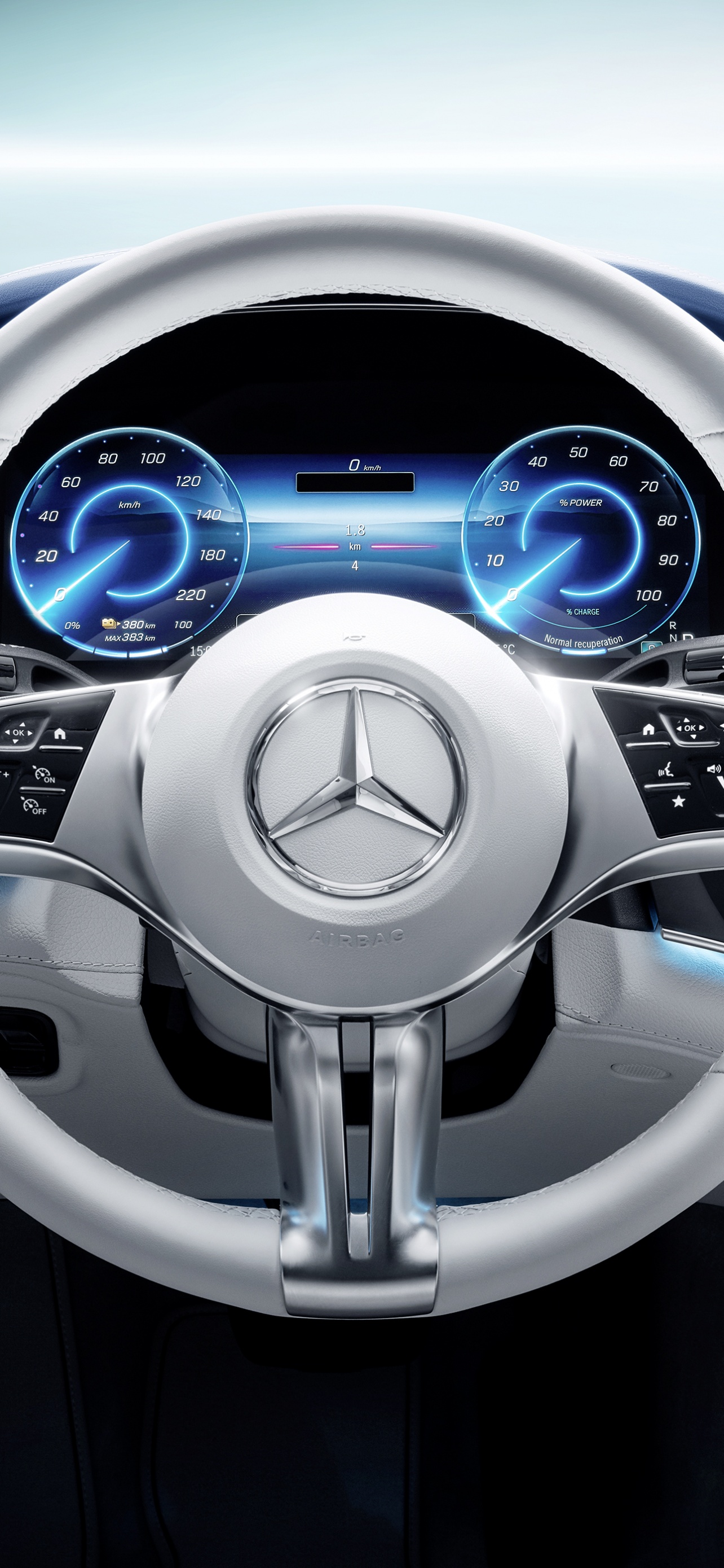 Mercedes Benz EQE 350 AMG Line Wallpaper 4K, Edition 1, 2022, Electric Cars, Interior, Cars