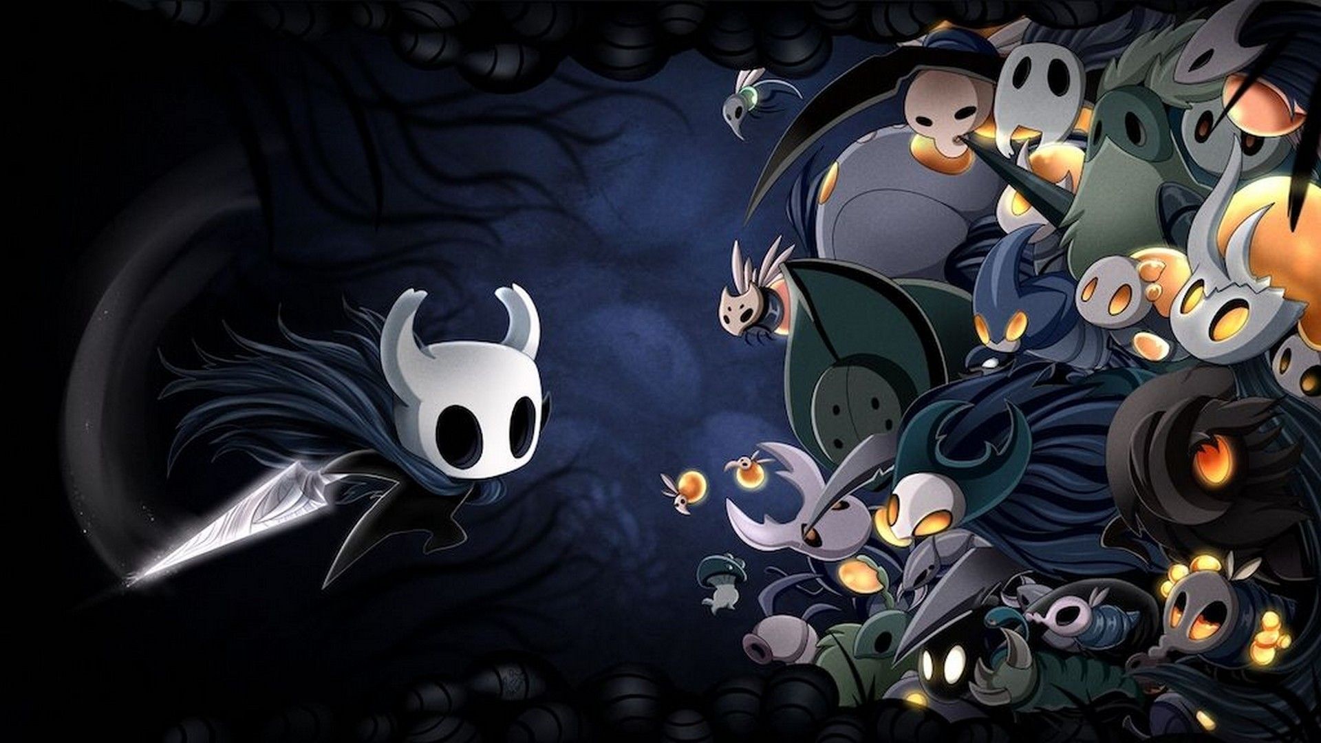 Wallpaper Hollow Knight. Best Wallpaper HD. Hollow art, Knight, Android wallpaper
