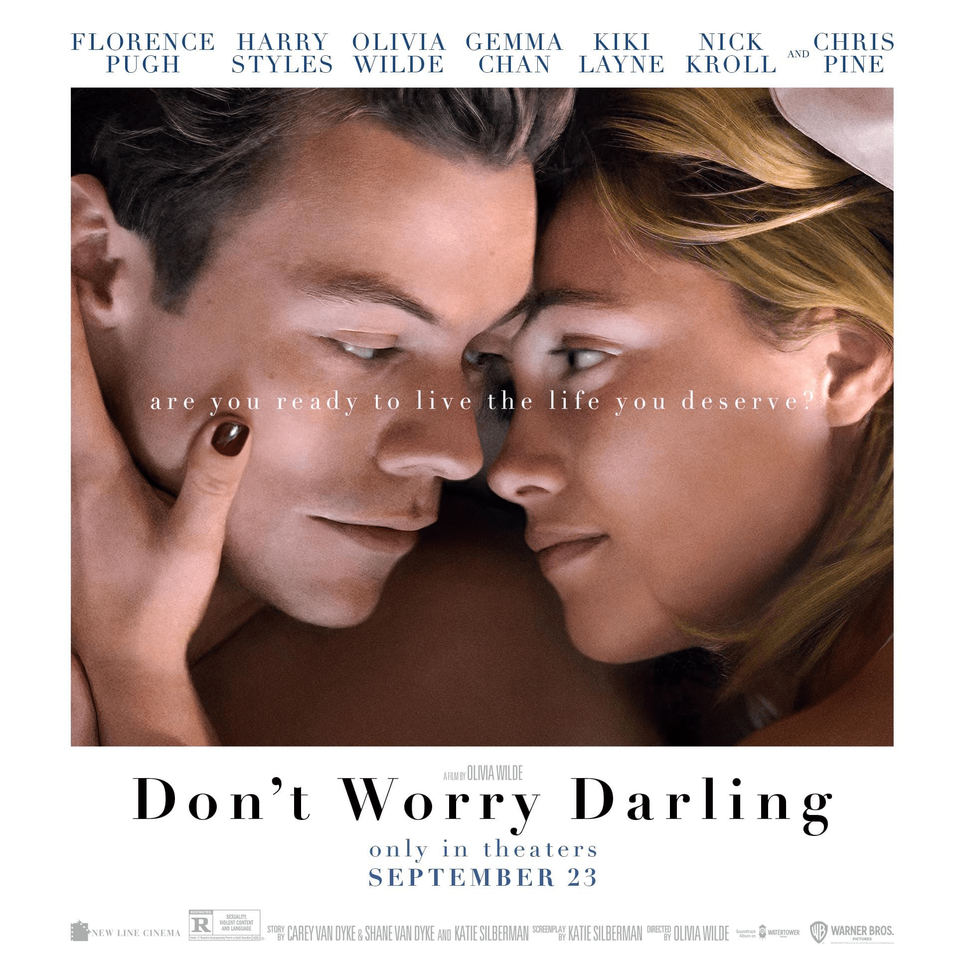 Don't Worry Darling' Poster Spotlights Florence Pugh and Harry Styles