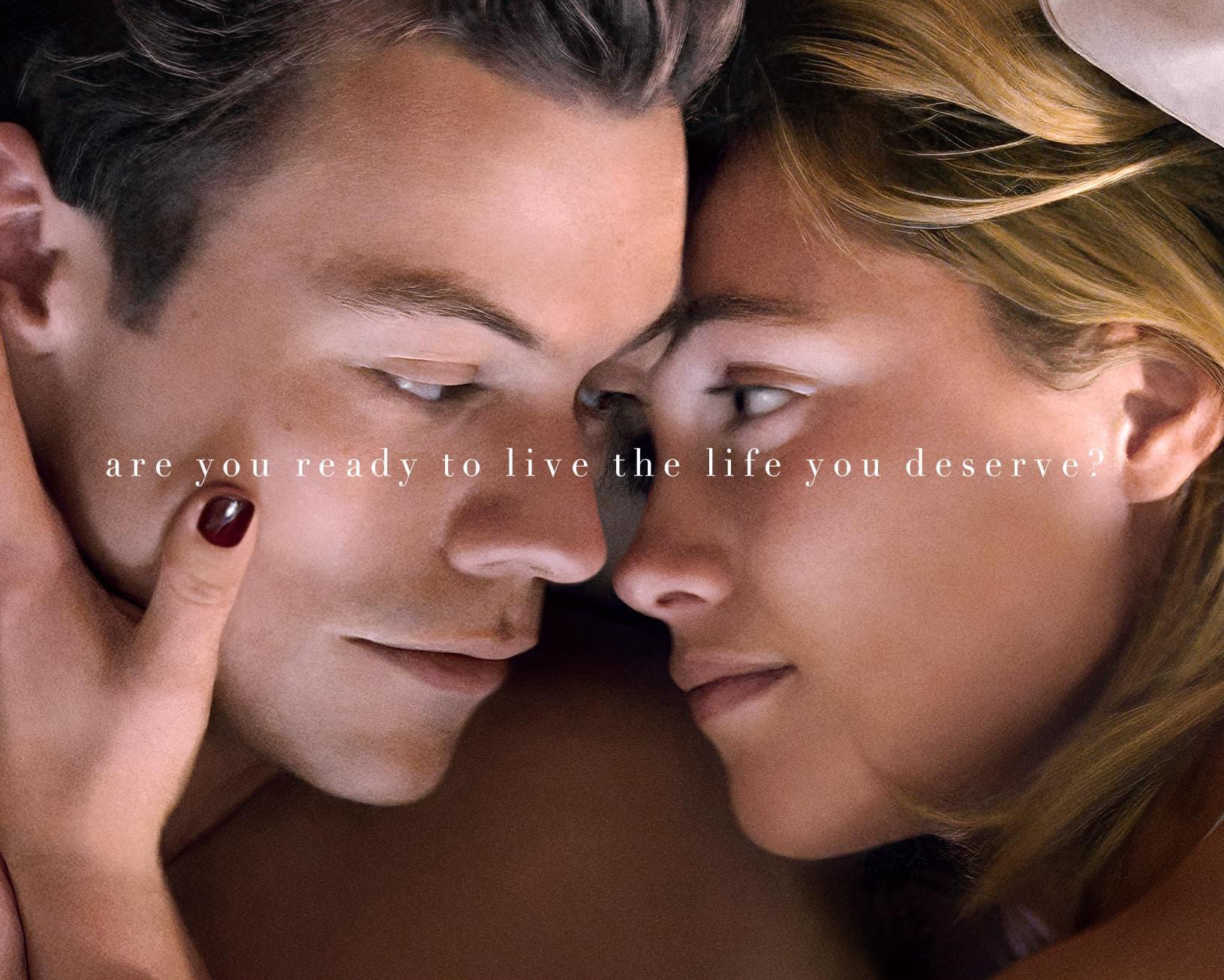 Don't Worry Darling' Poster Spotlights Florence Pugh and Harry Styles