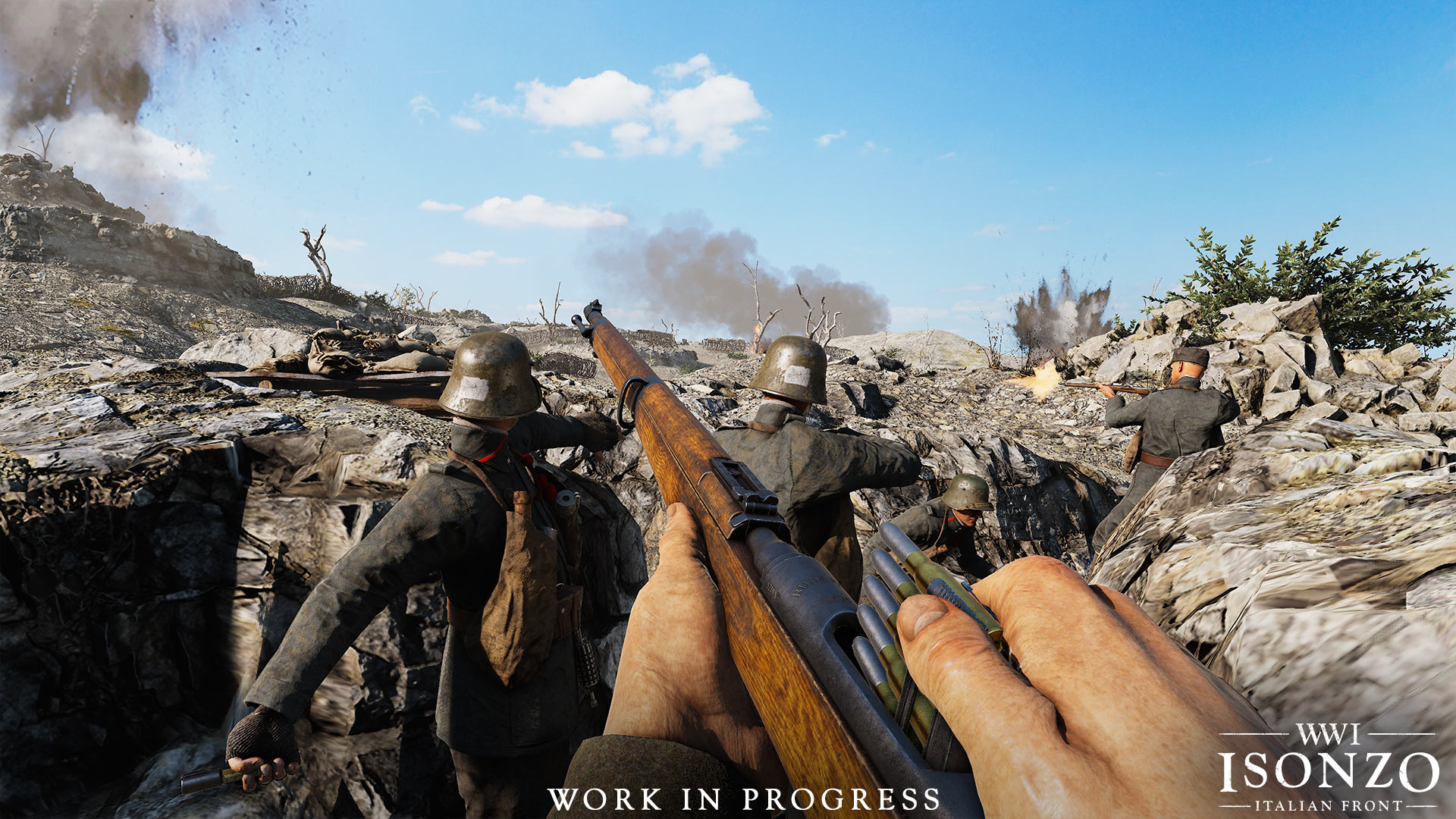 WW1 Game Series out on September 13! in Isonzo! Are you ready? #WW1 #Isonzo #ScreenshotSaturday