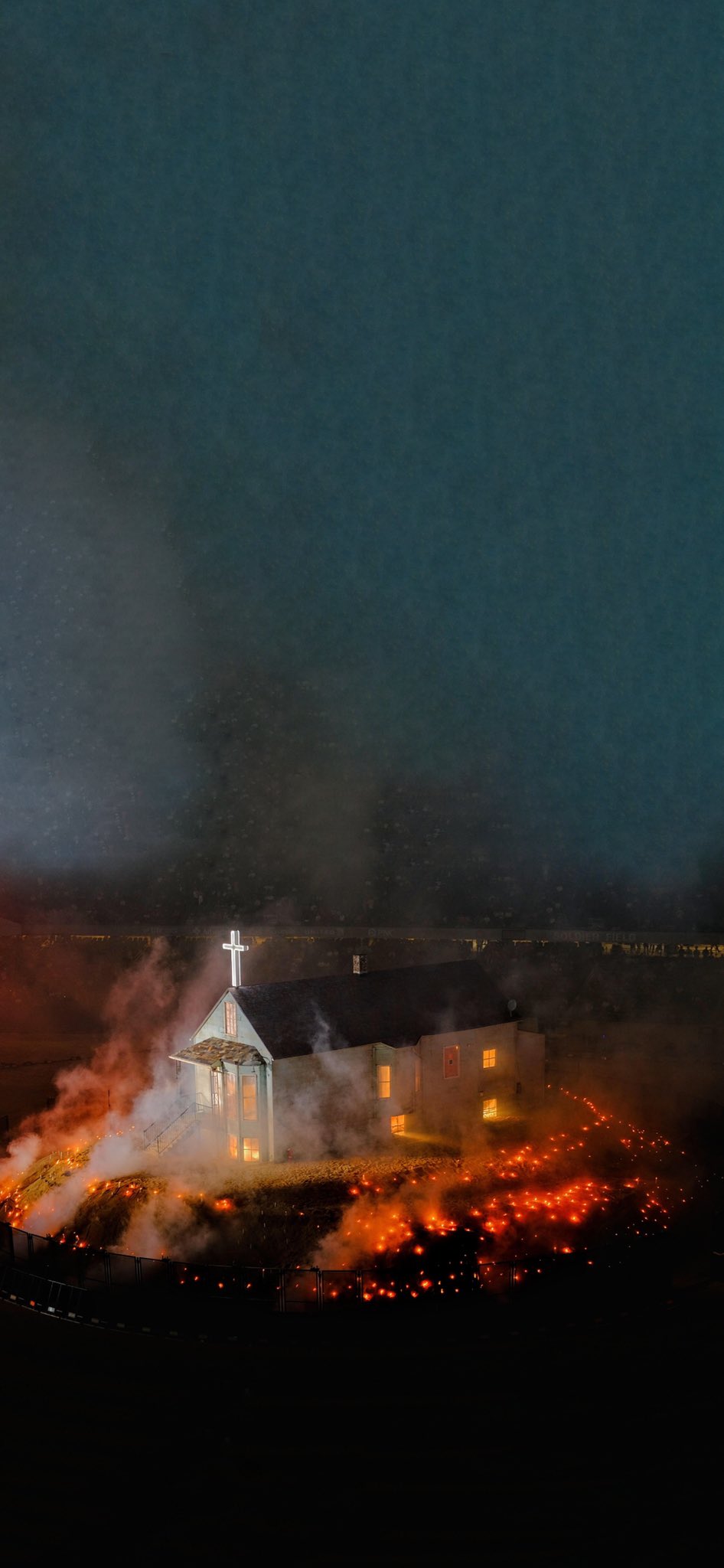 Nathan West Donda House Wallpaper I Made! Credit To U Poppycockpickle For Original Image #KanyeWest #kanye #DONDA #dondalisteningparty #wallpaper