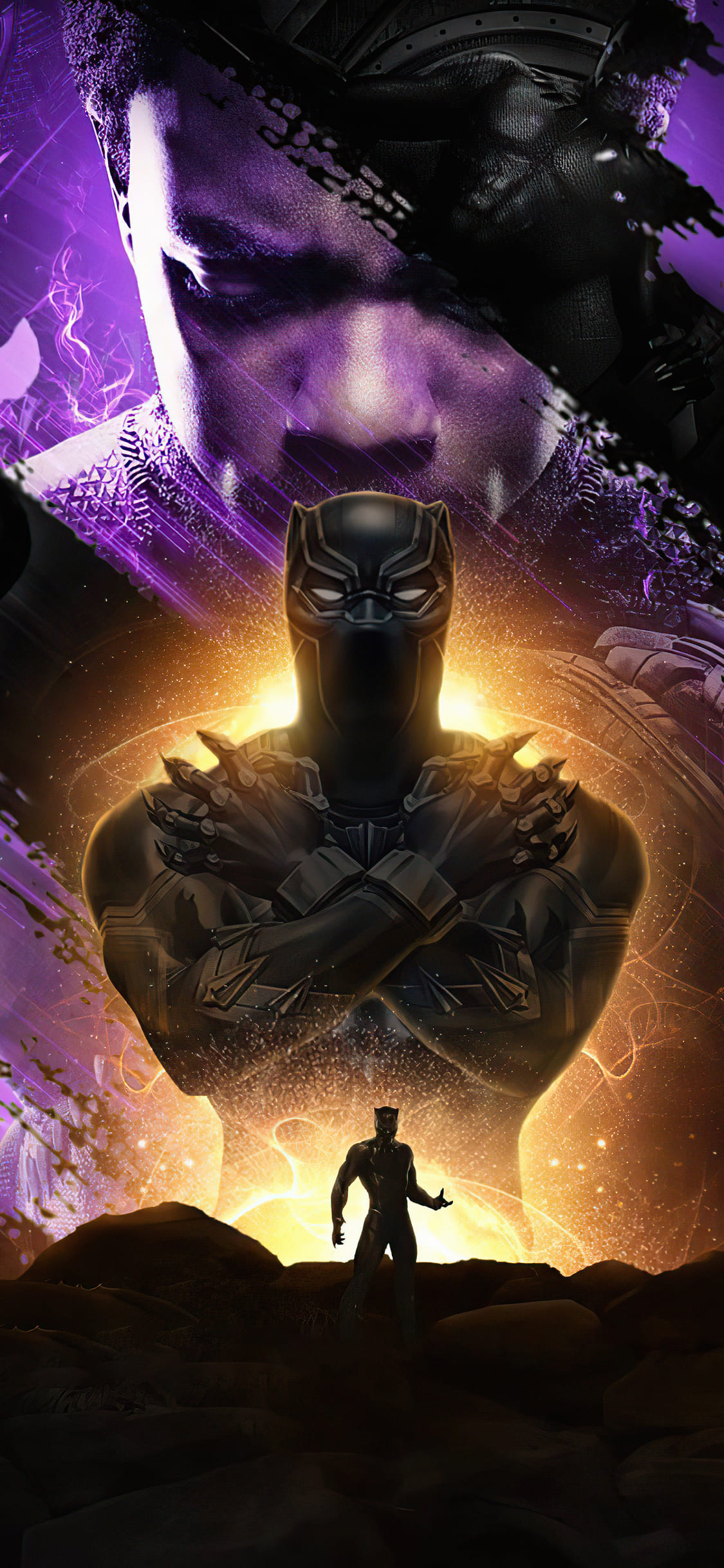 Black Panther black panther chadwick boseman dark marvel wakanda  forever HD phone wallpaper  Peakpx