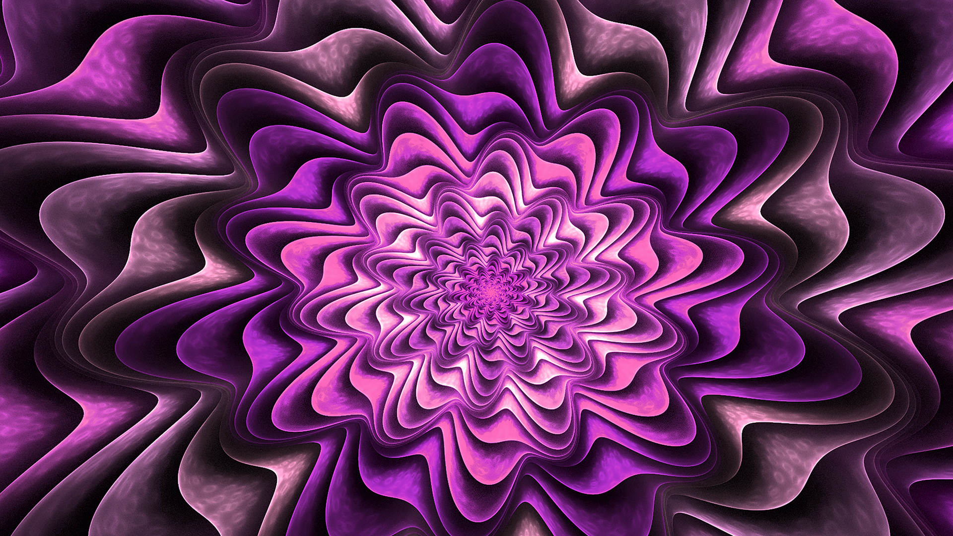 Fractal Purple Chromebook Wallpaper