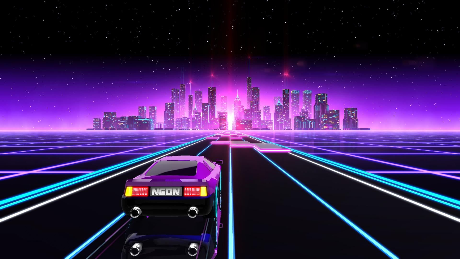 Neon Drive Wallpaper