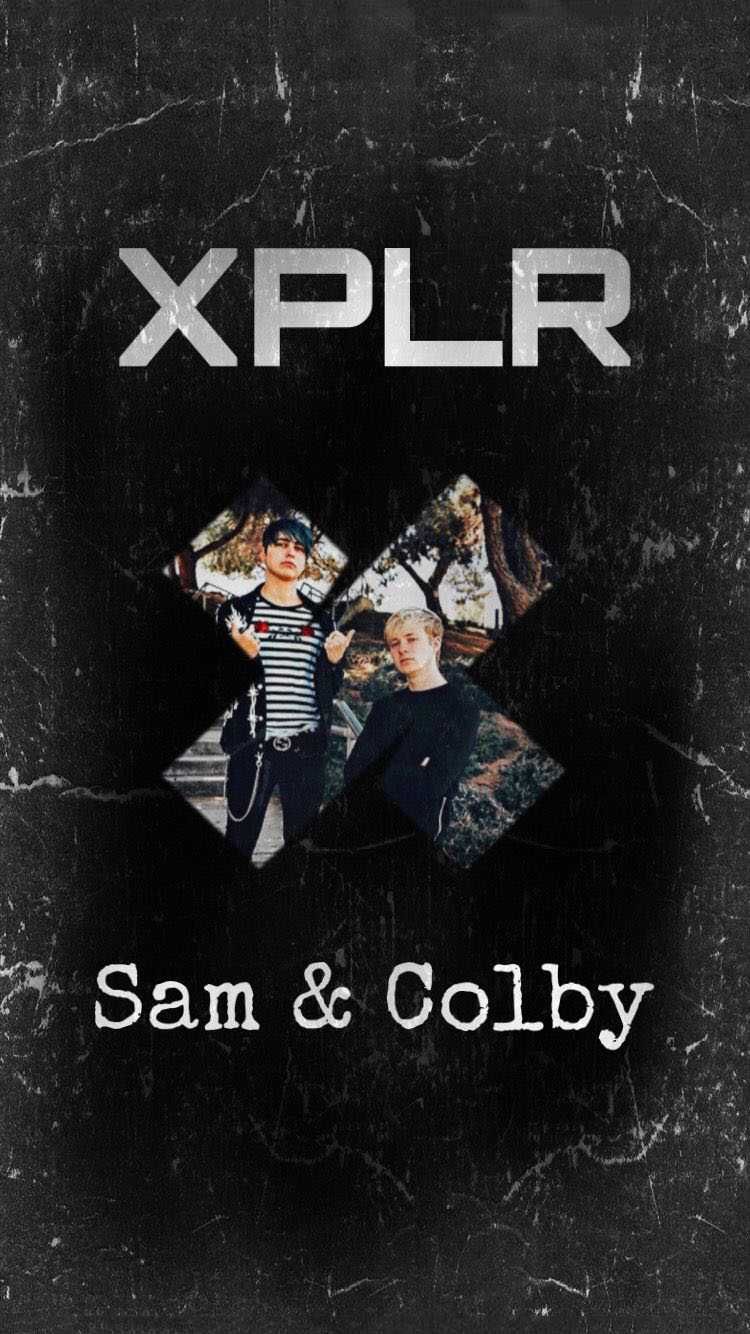 Sam and Colby Wallpaper Discover more Colby Brock, Sam and Colby, Sam Golbach, Solby, XPLR wallpaper.. Sam and colby, Sam and colby merch, Colby