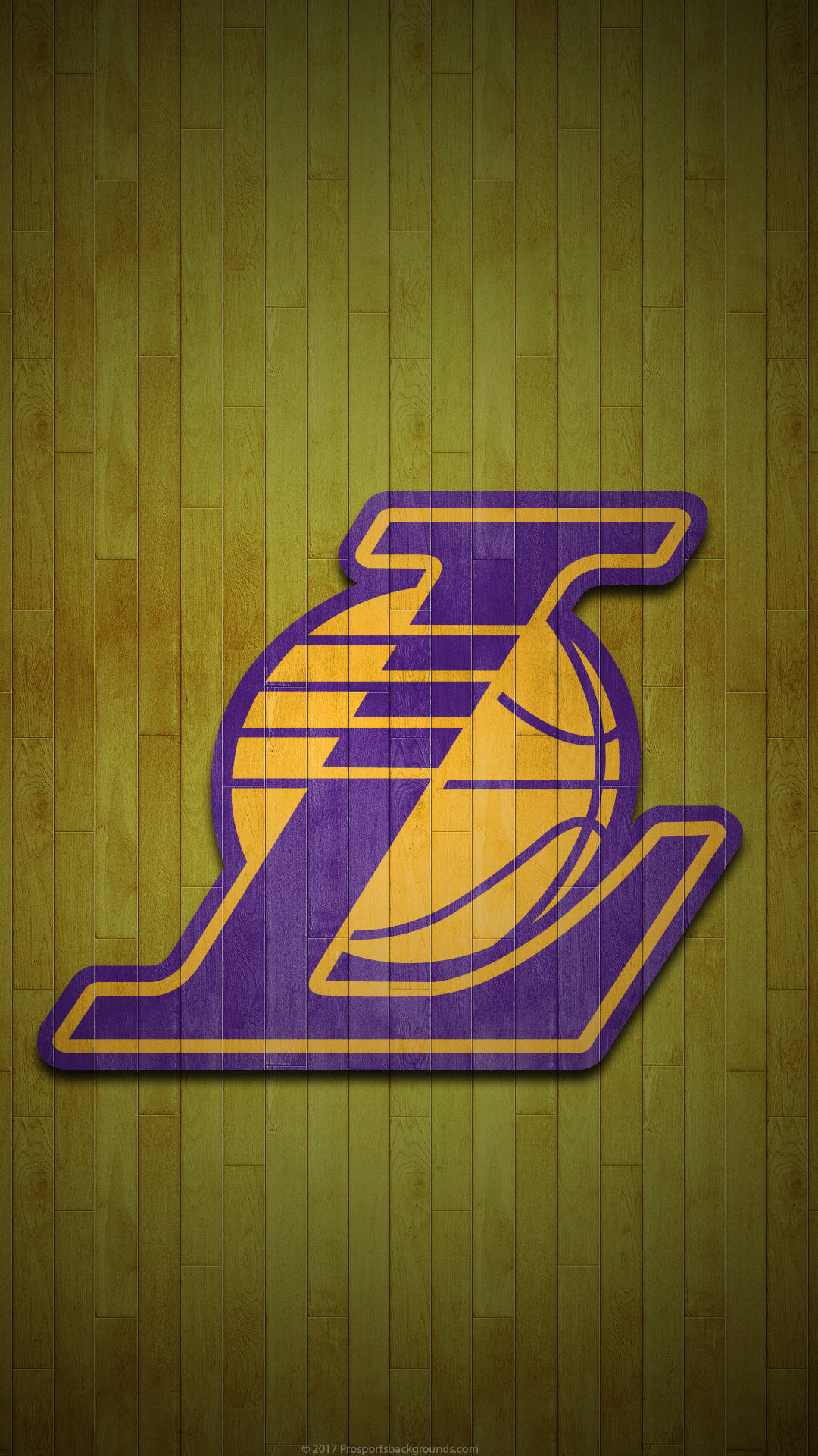 Download Wood Flooring Art La Lakers Wallpaper
