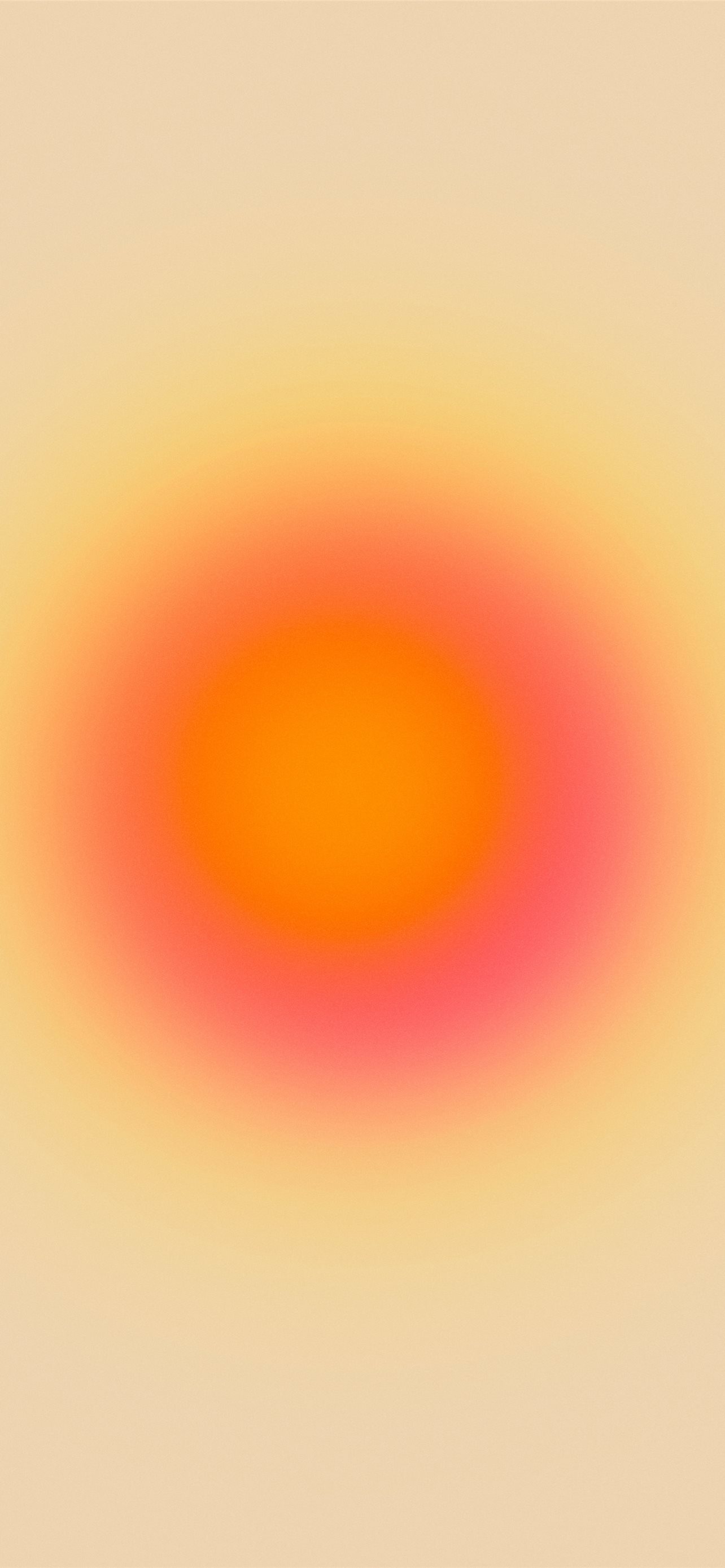 yellow and orange sun illustration iPhone Wallpaper Free Download