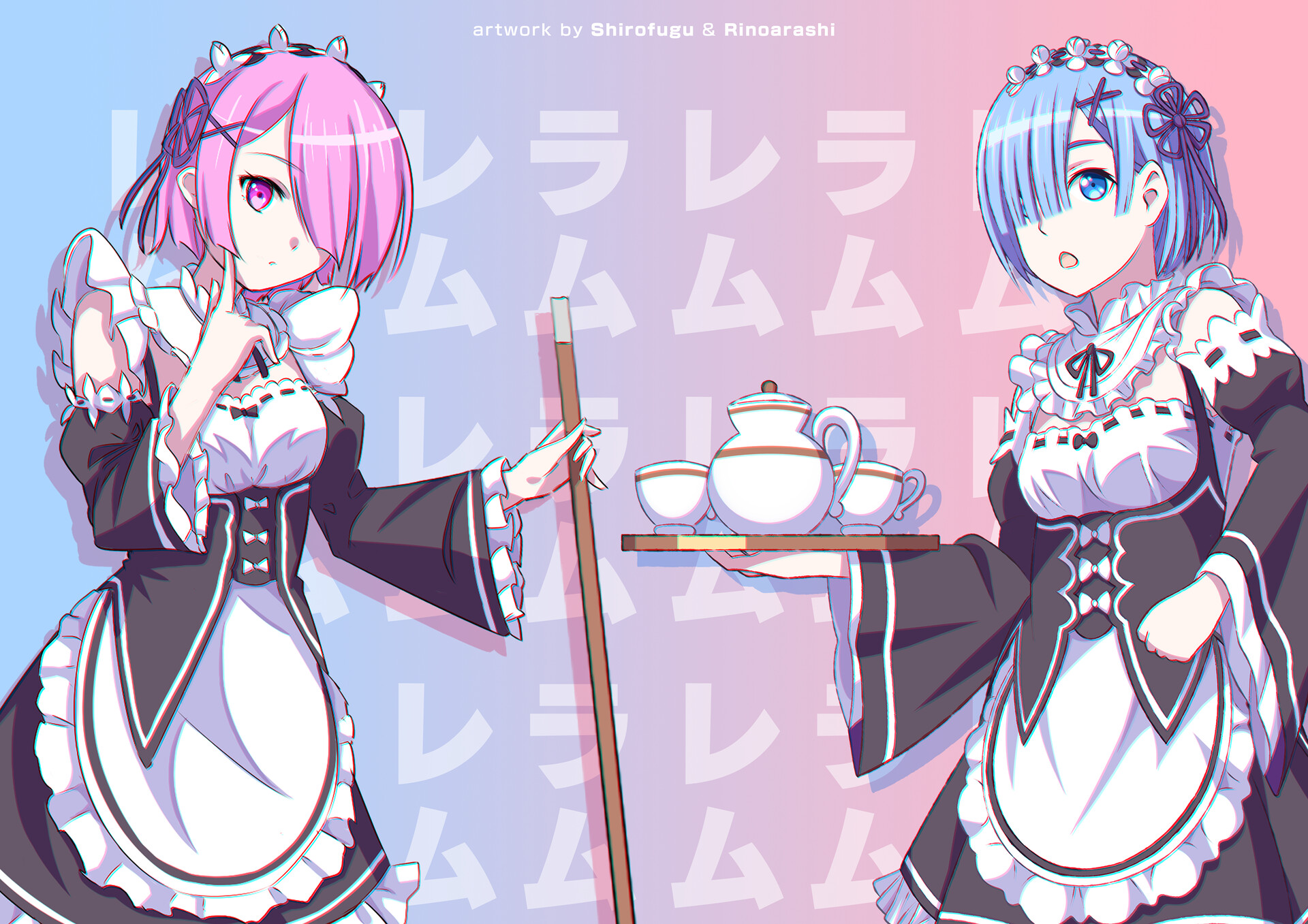 Re:ZERO -Starting Life In Another World- HD Wallpaper, Ram (Re:ZERO), Rem (Re:ZERO) Gallery HD Wallpaper