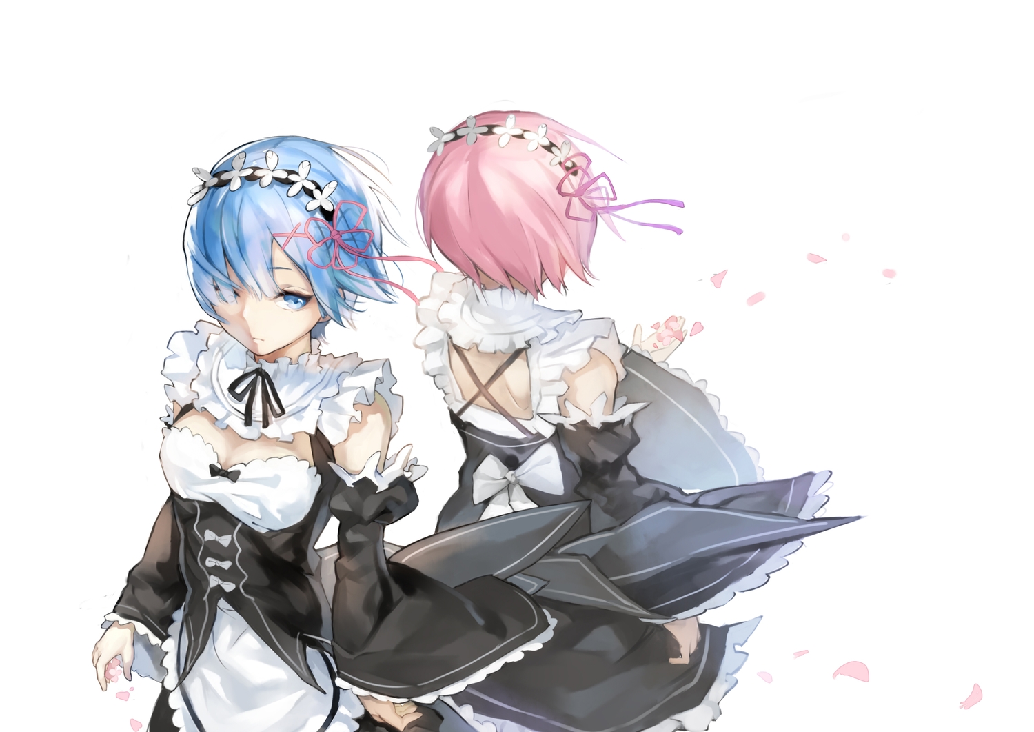 kamisa ram (re:zero) rem (re:zero) re:zero kara hajimeru isekai seikatsu twins. konachan.com.com Anime Wallpaper