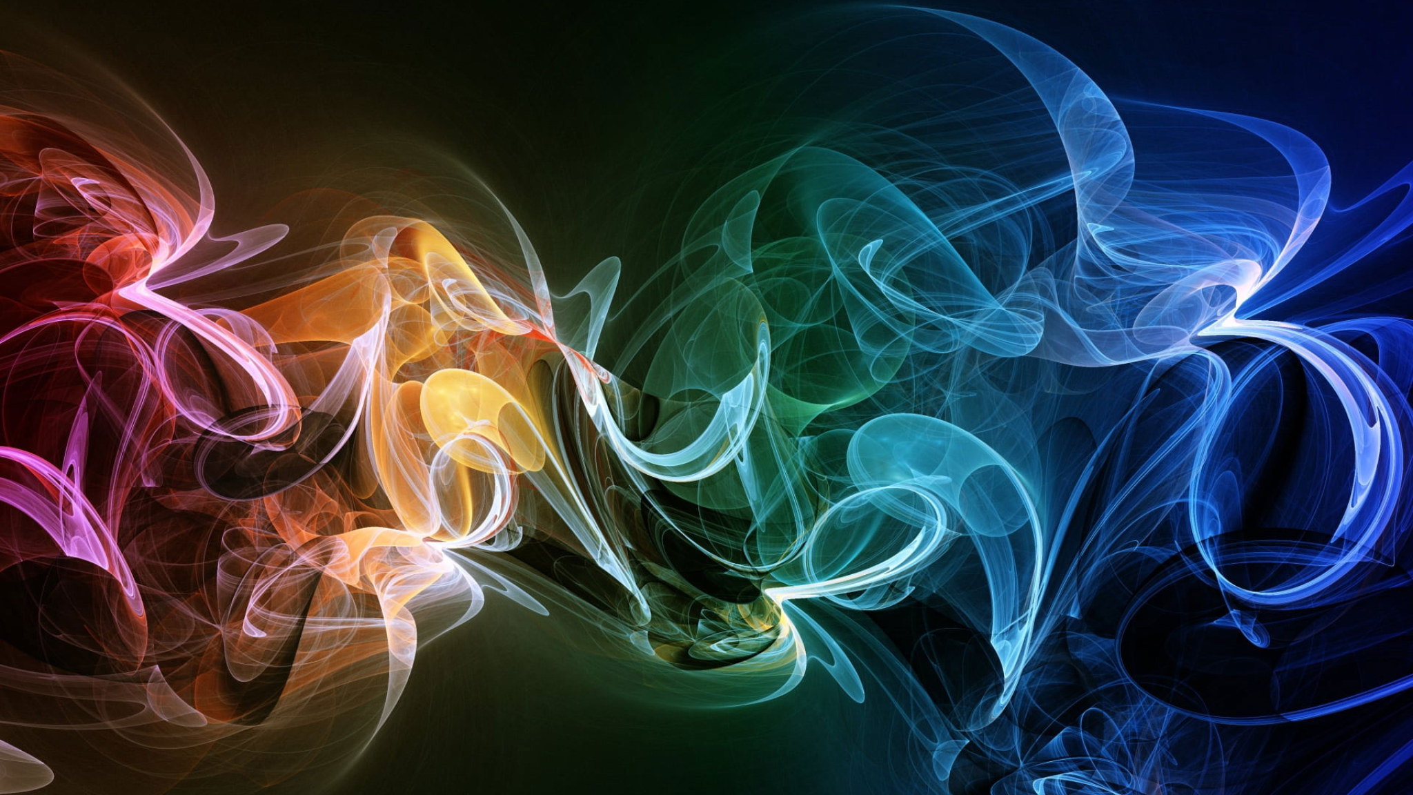 Wallpaper Windows 7 Colorful, Assorted Color Smoke • Wallpaper For You