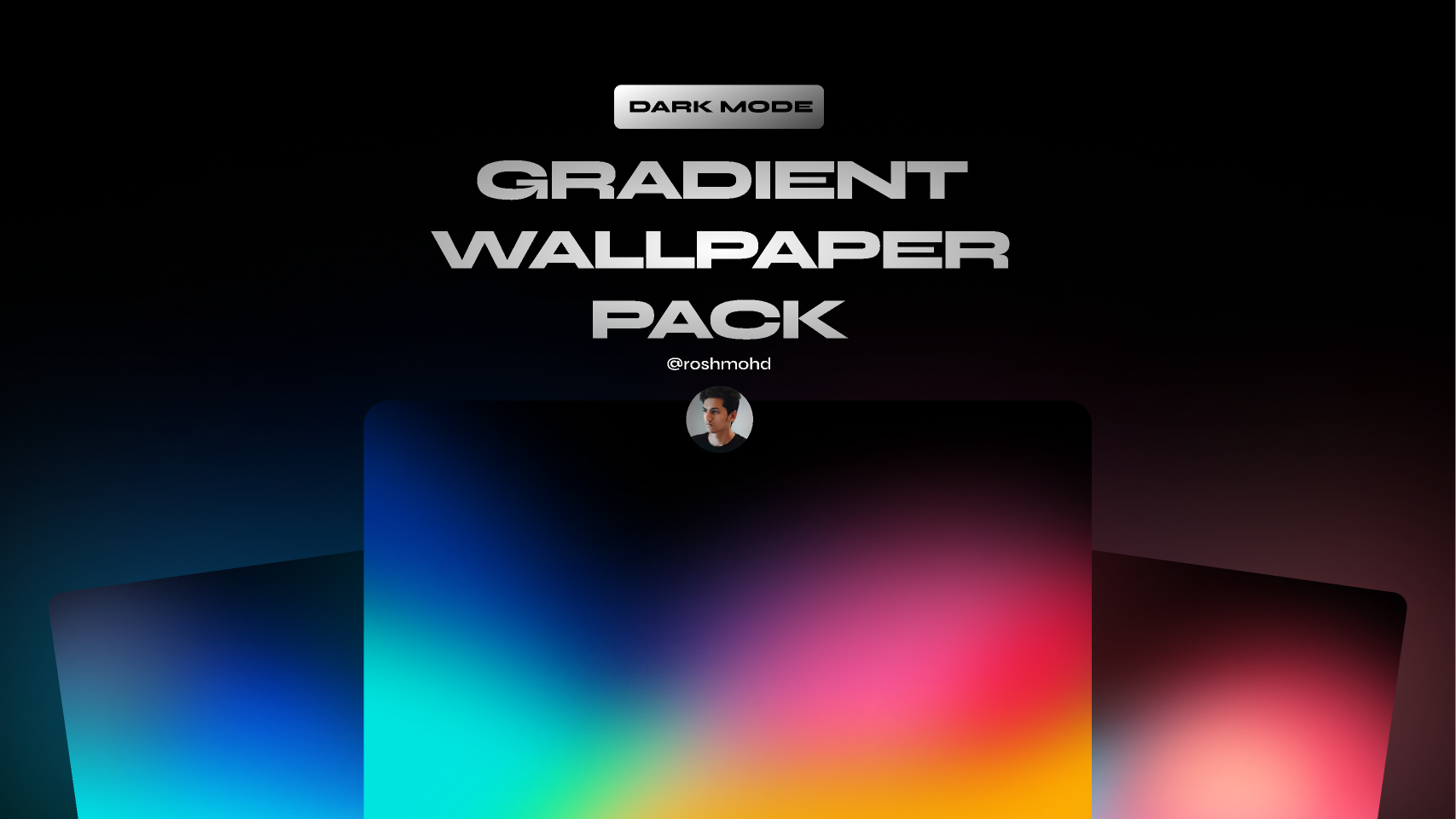 Dark Gradient Wallpaper for Desktop Dark Mode Version