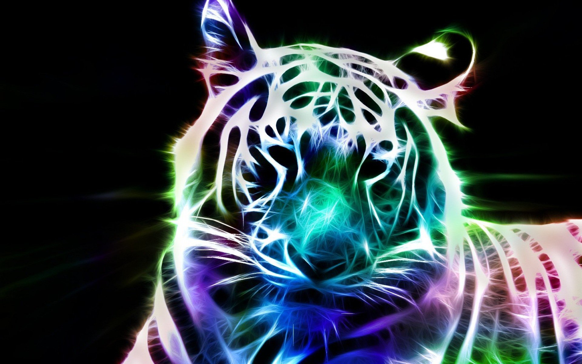 Rainbow Tigers Wallpapers - Wallpaper Cave