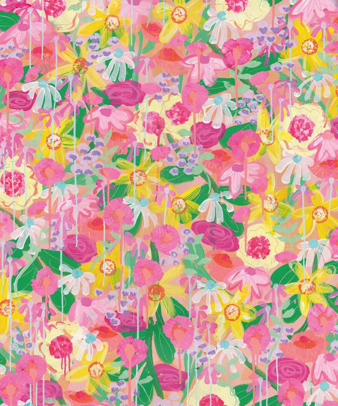 Homestead Wallpaper • Vibrant Flower Wallpaper