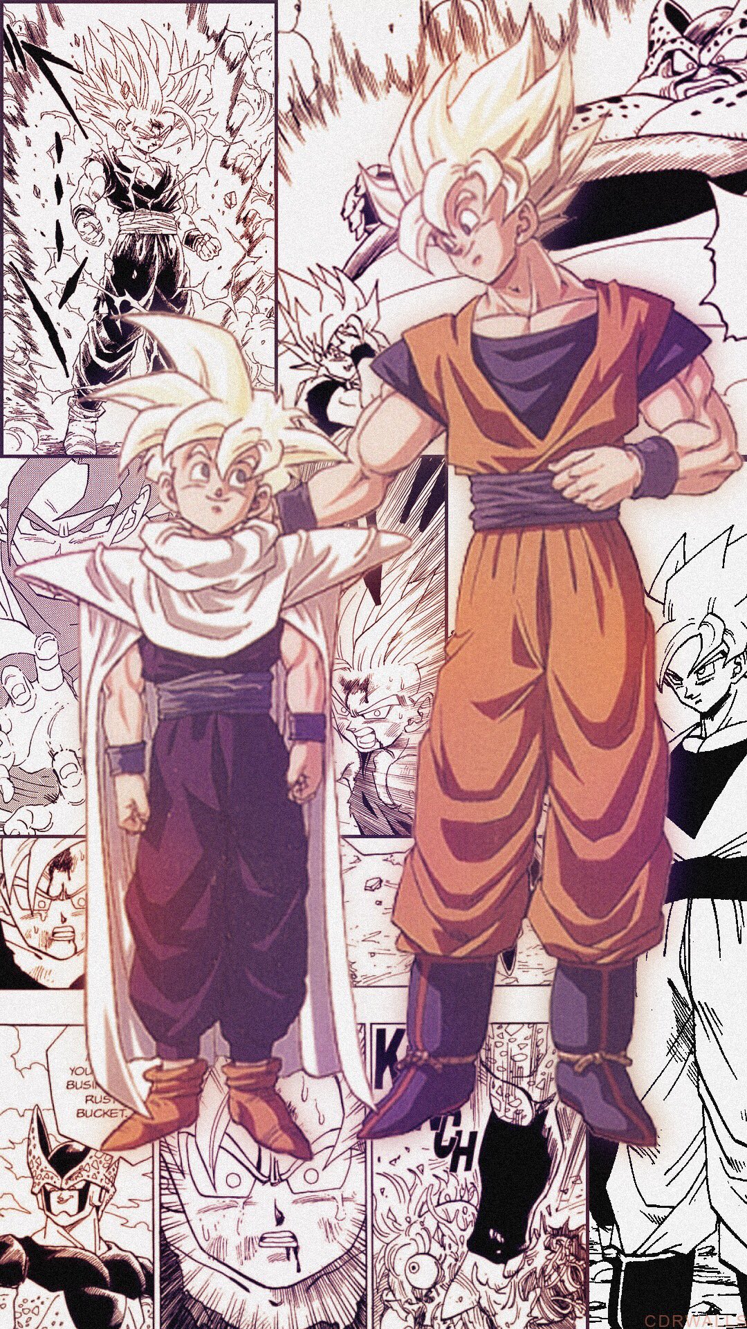 Lucas & Goku (from #DragonBallZ) wallpaper #DragonBallFighterZ #DragonBall #DokkanBattle #DragonBallLegends #Gohan # Goku #SonGohan #SonGoku