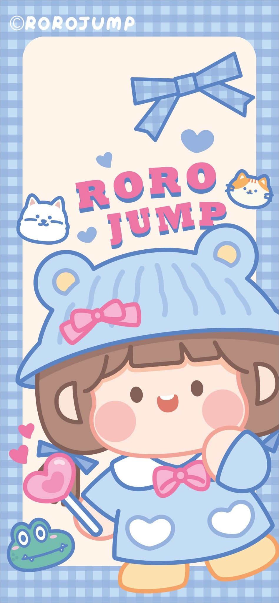 Rorojump | Cute cartoon wallpapers, Wallpaper iphone cute, Cute wallpapers