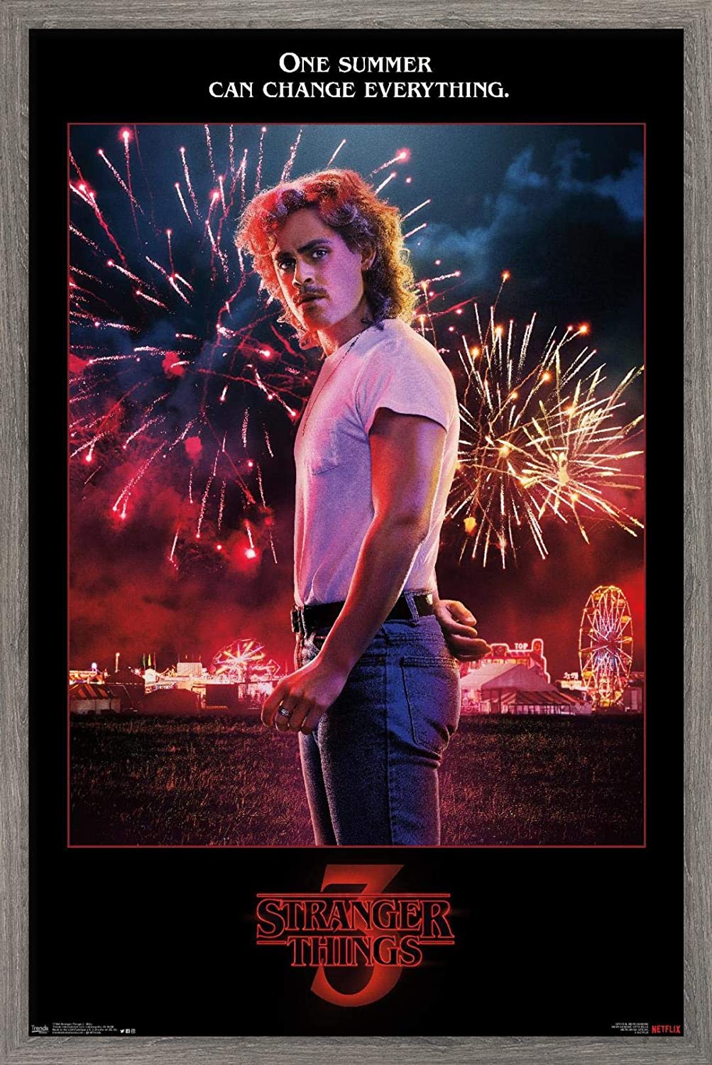 Trends International Netflix Stranger Things: Season 3 Billy Wall Poster, 14.725 In X 22.375 In, Premium Unframed Version, Everything Else