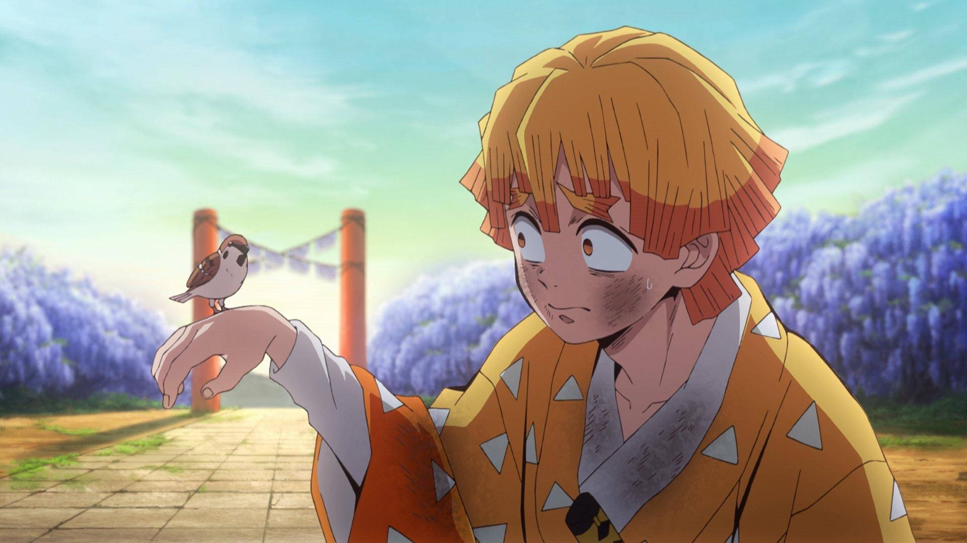 Download Zenitsu And Chuntaro Wallpaper