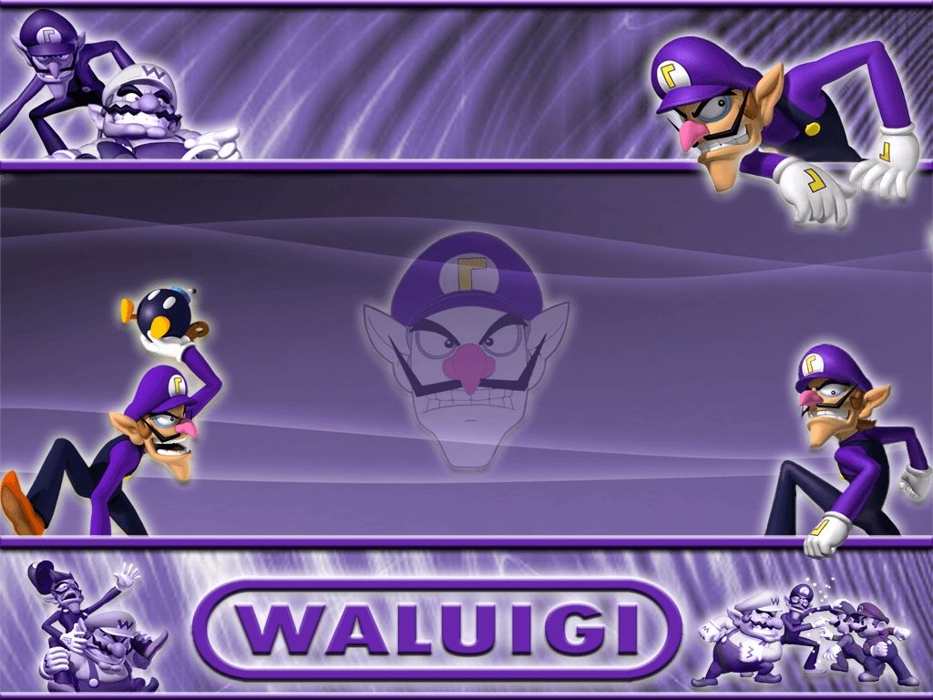 Waluigi Wallpaper