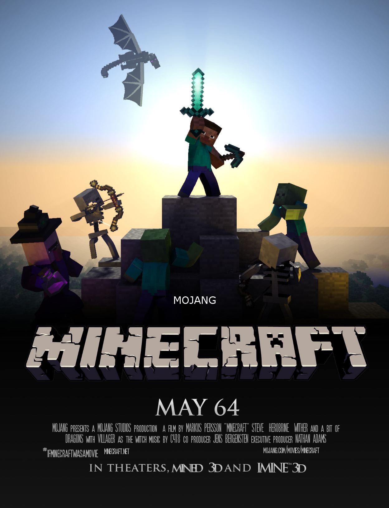 Minecraft The Movie Image. Geo G