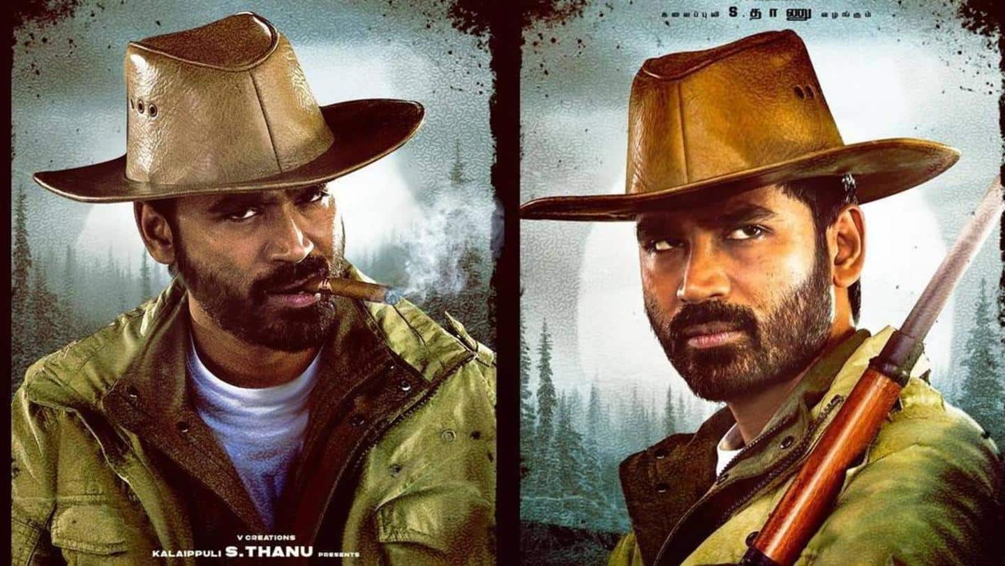 Dhanush looks dashing in 'Naane Varuven' new posters