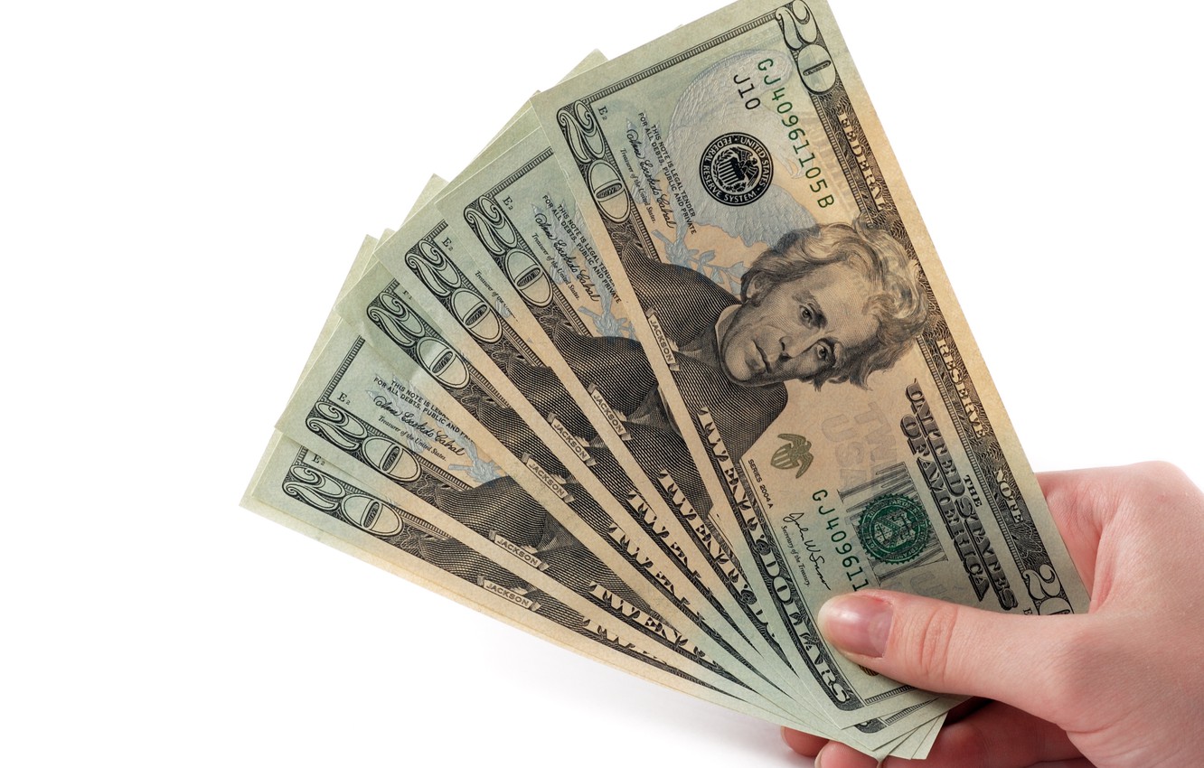 Wallpaper hand, money, fan, dollars, bills image for desktop, section разное